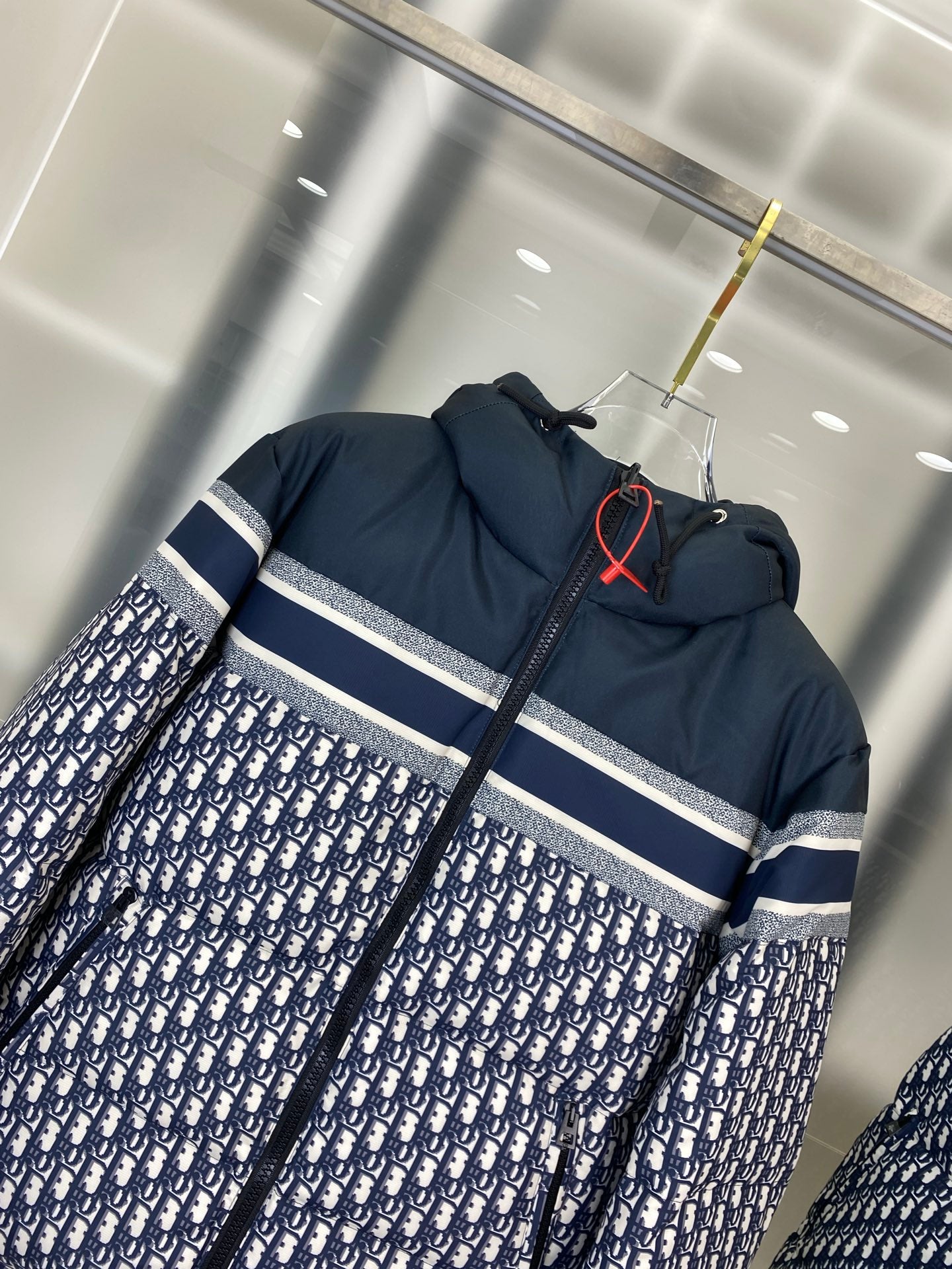 Dior Full Print Jacquard Reversible Puffer Jacket – 25FW