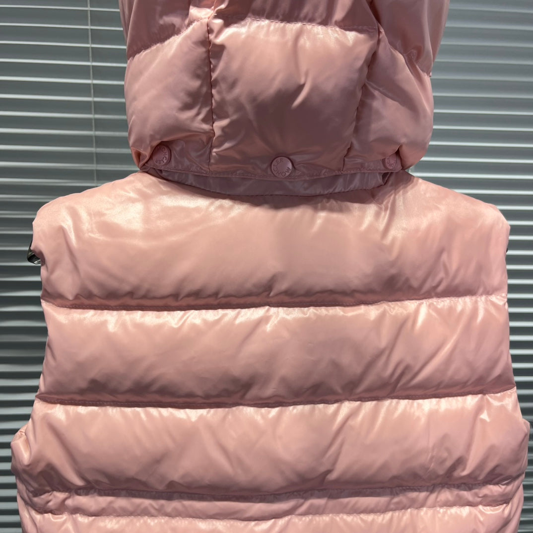 Moncler Ania Fitted Down Vest – Kids Collection – 2025