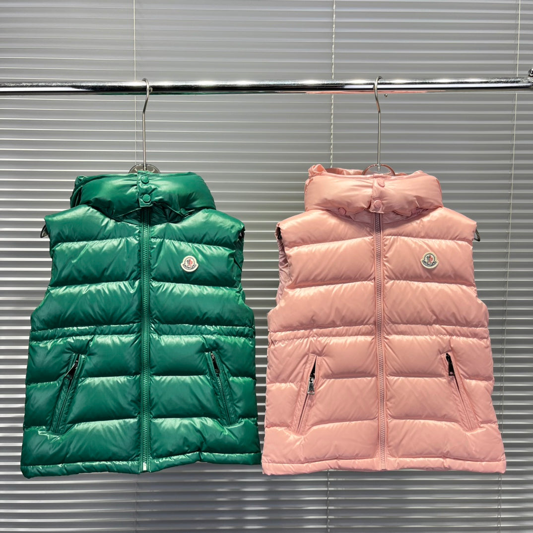 Moncler Ania Fitted Down Vest – Kids Collection – 2025