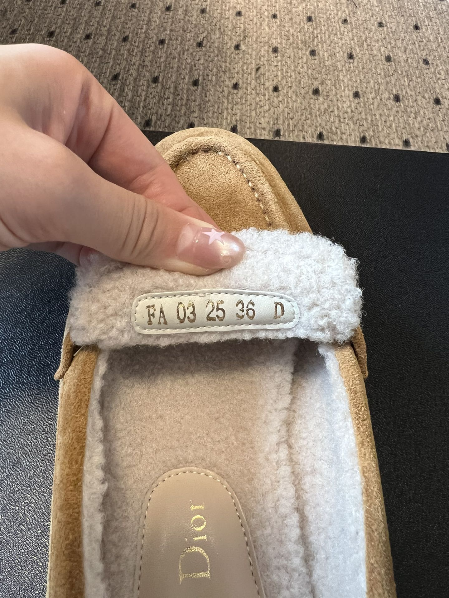Dior Suede Fur-Lined Loafers – 25SS/FW