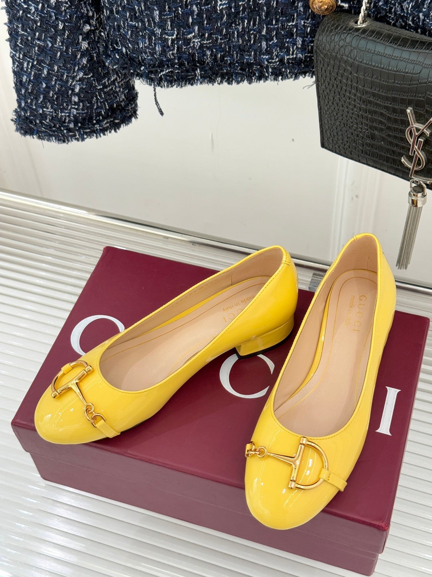 Gucci Horsebit Block Heel Pumps – 25FW
