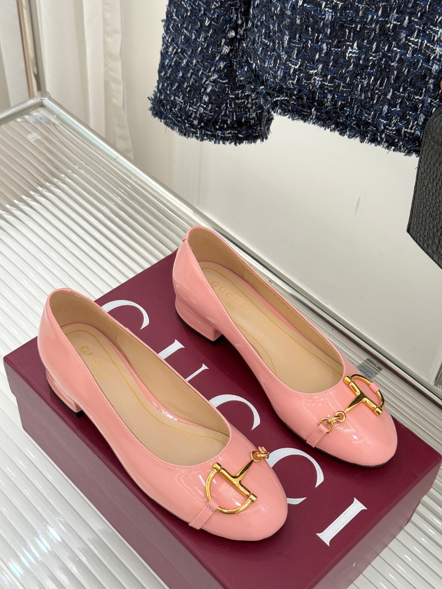 Gucci Horsebit Block Heel Pumps – 25FW