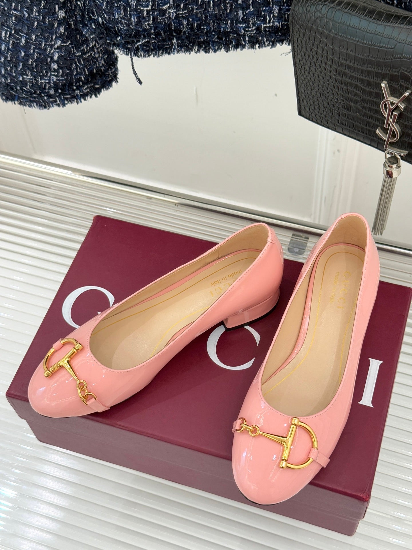 Gucci Horsebit Block Heel Pumps – 25FW