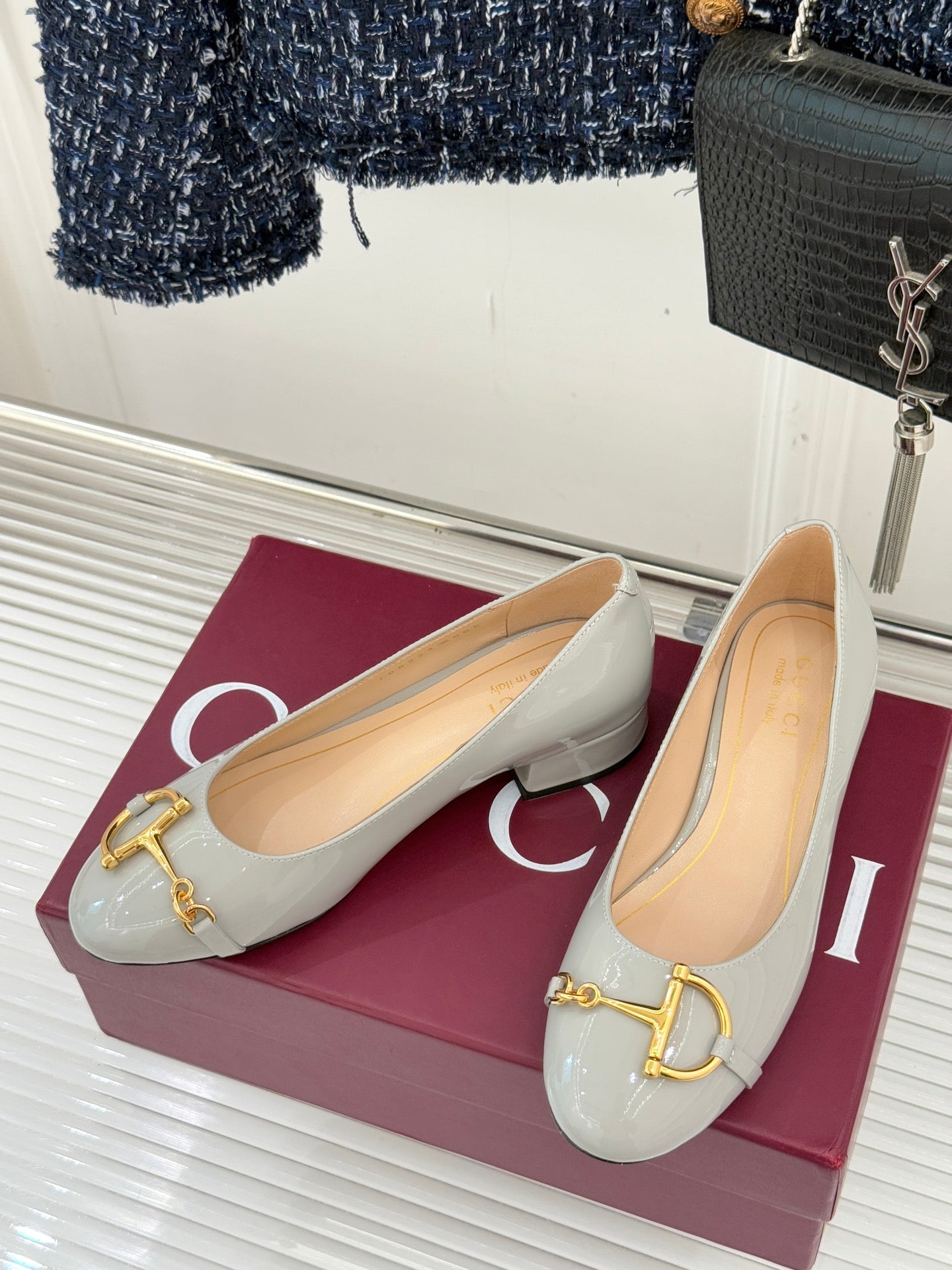 Gucci Horsebit Block Heel Pumps – 25FW