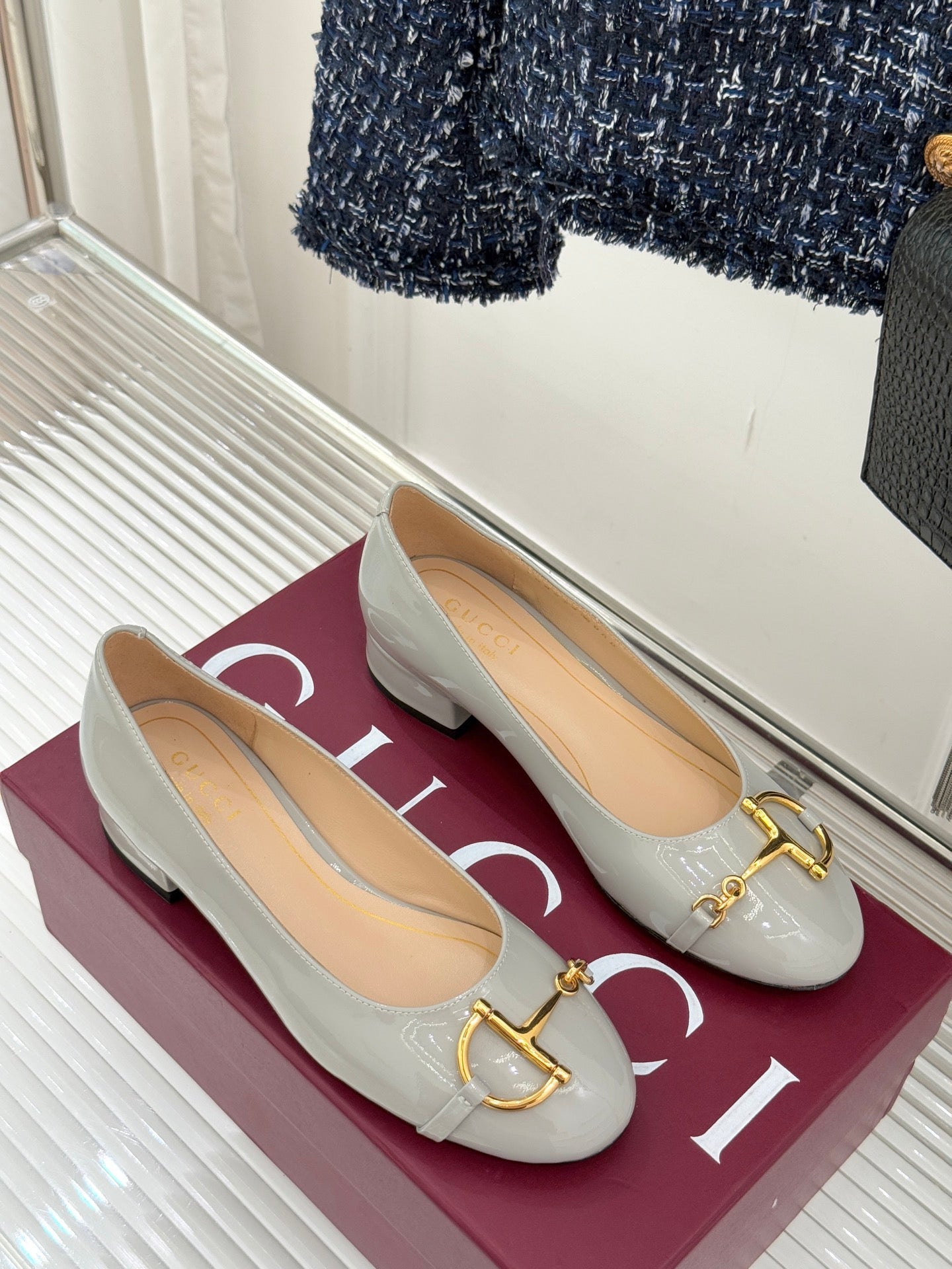 Gucci Horsebit Block Heel Pumps – 25FW