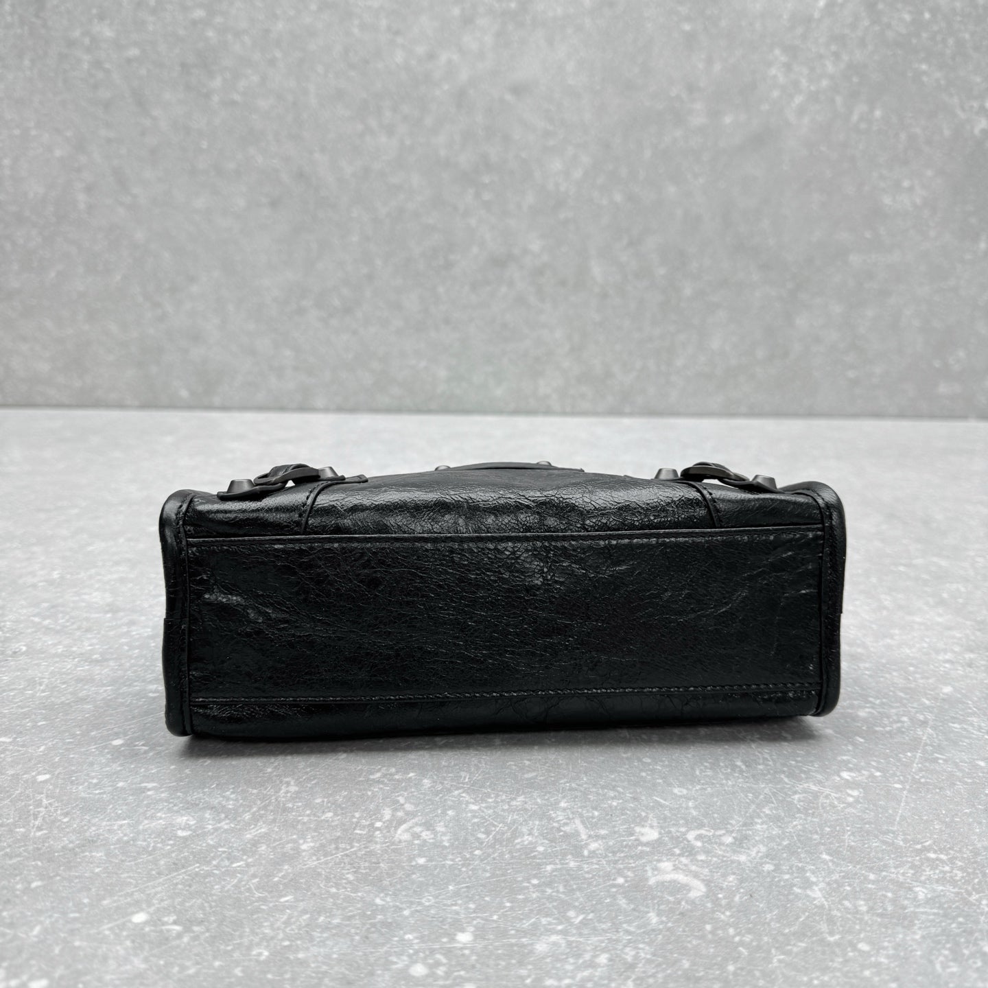 Balenciaga Le City Mini Bag – Oil-Waxed Black