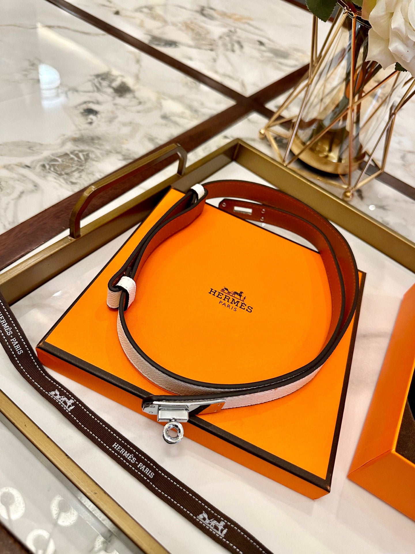 Hermès Slim Leather Belt – 2.0cm