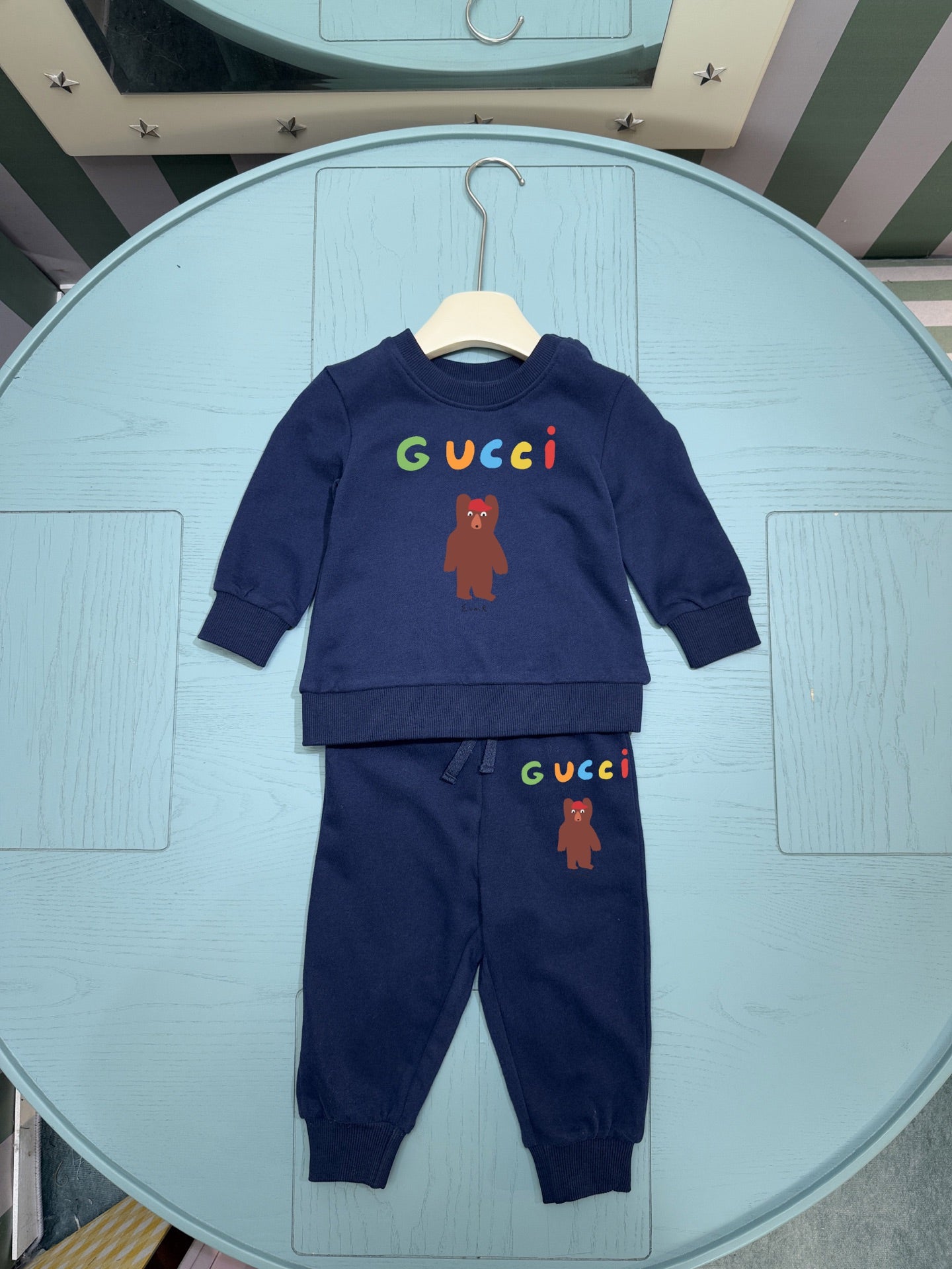 Gucci Kids Baby Sweatshirt and Pants Set – 2025SS