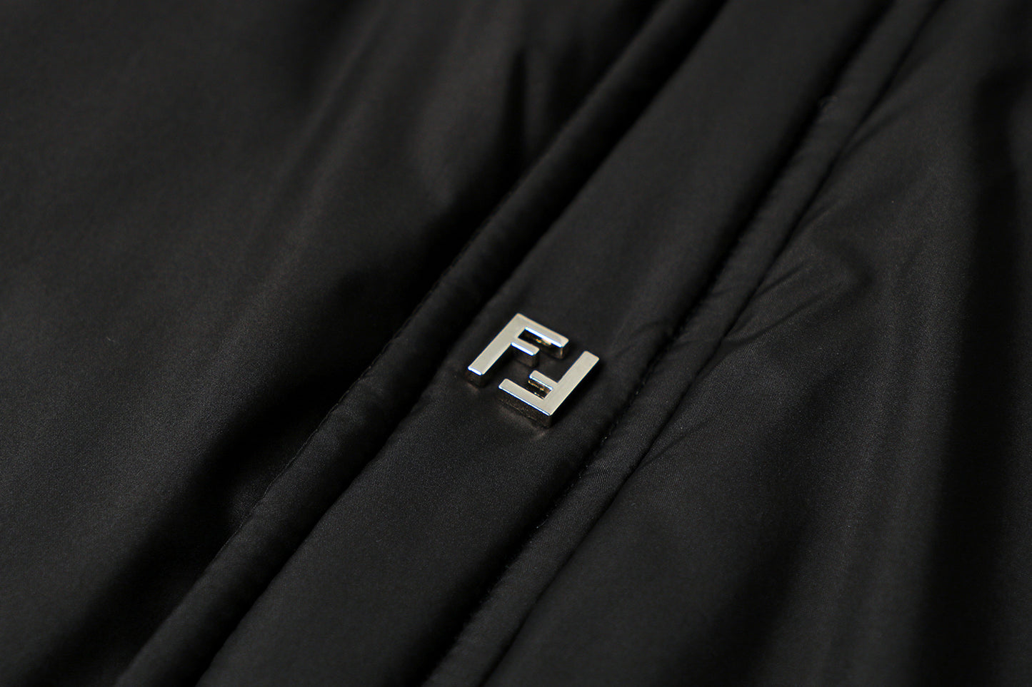 Fendi Collared Gabardine Jacket