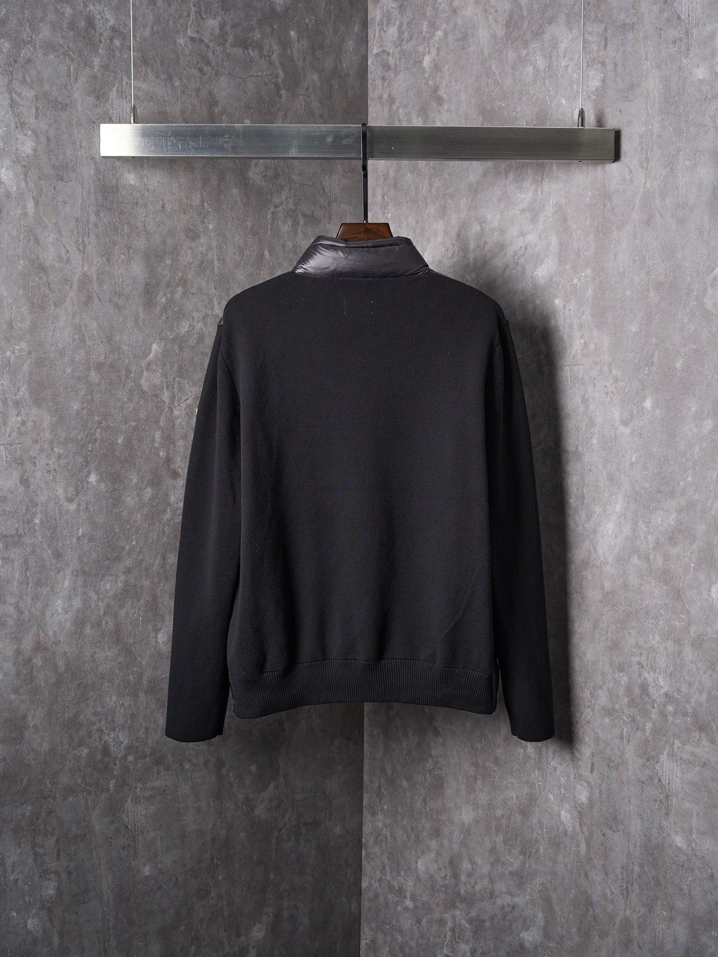 Moncler Men's Wool Knit Down Cardigan