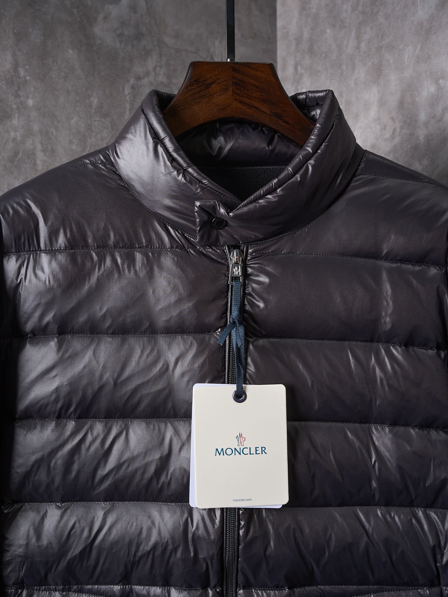 Moncler Men's Wool Knit Down Cardigan