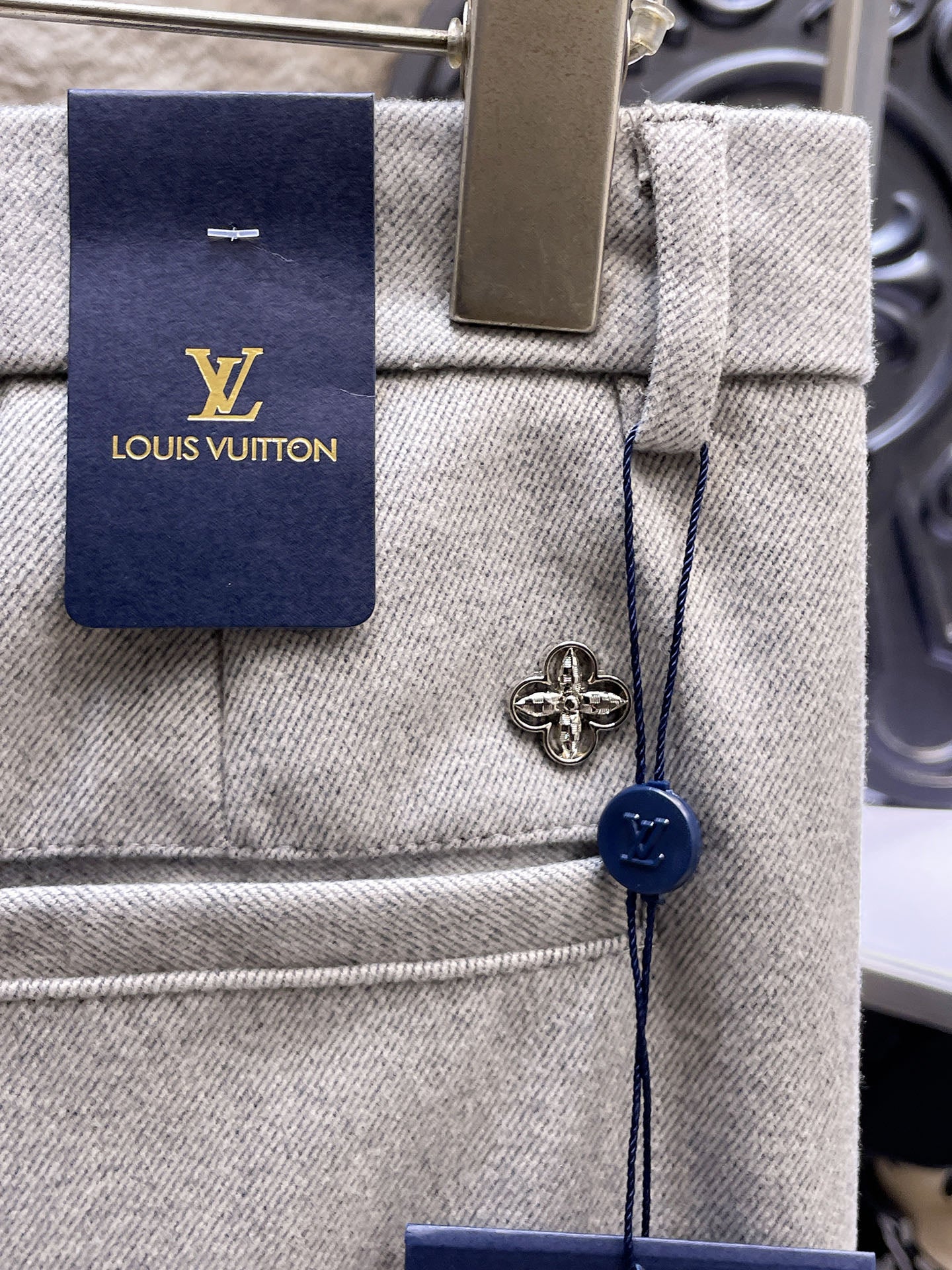 Louis Vuitton Wool Blend Dress Trousers – Autumn/Winter Collection