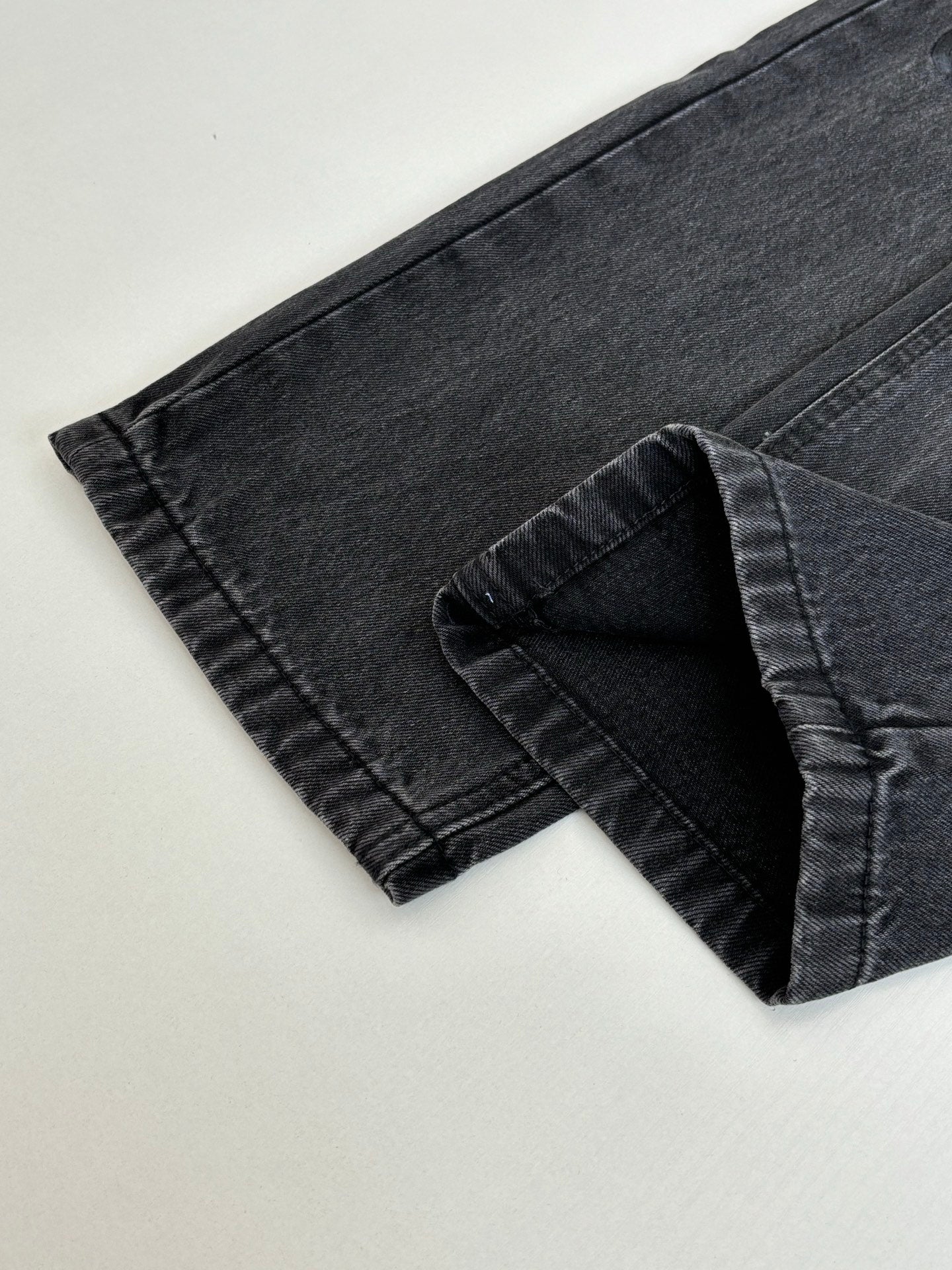 Loewe Anagram Embroidered Washed Distressed Jeans