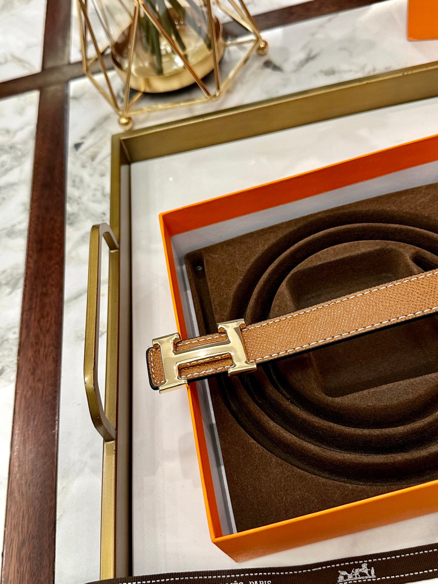 Hermès Classic Leather Belt – 2.5cm