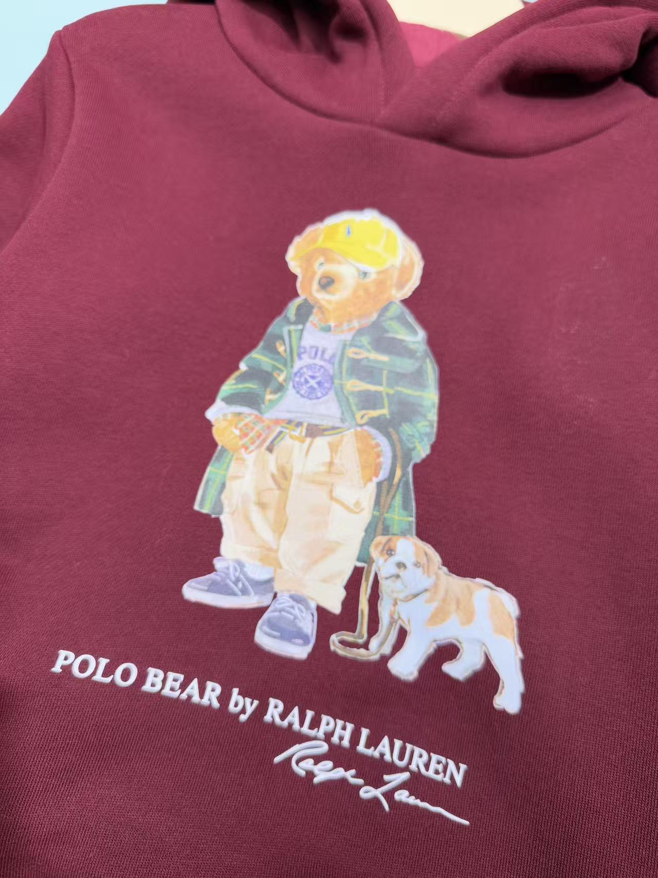 Ralph Lauren Inspired Kids Hooded Sweatshirt – 2025FW – Kids Collection