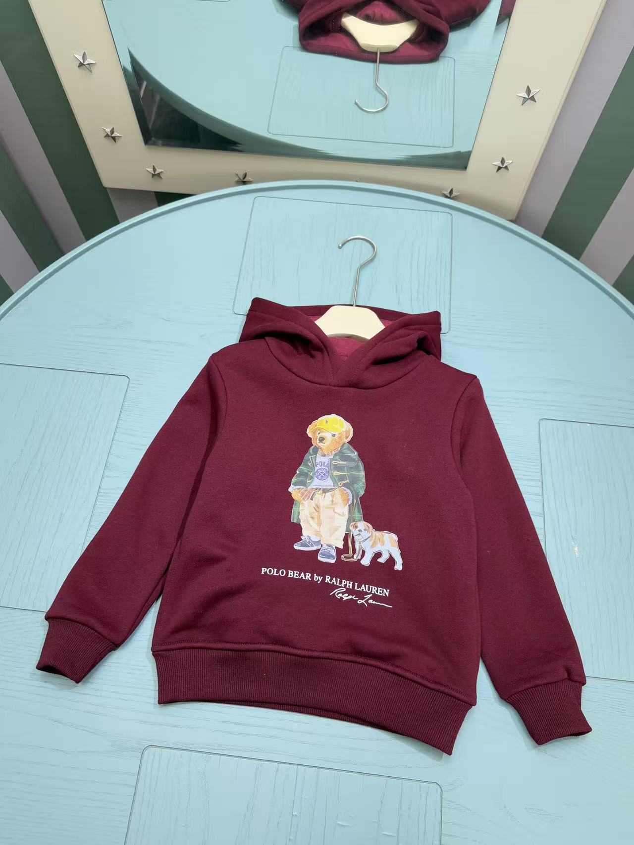 Ralph Lauren Inspired Kids Hooded Sweatshirt – 2025FW – Kids Collection