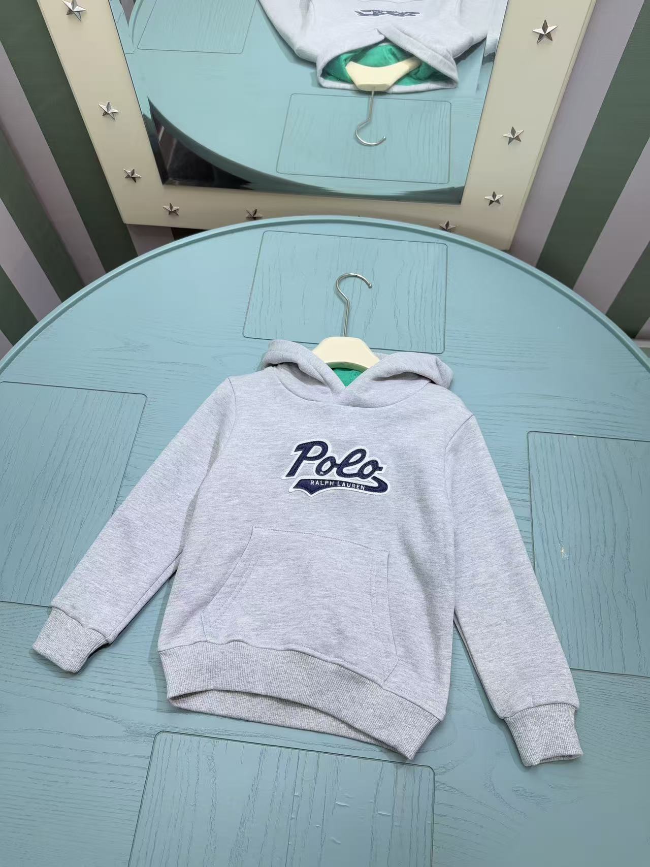 Ralph Lauren Inspired Kids Hooded Sweatshirt – 2025FW – Kids Collection