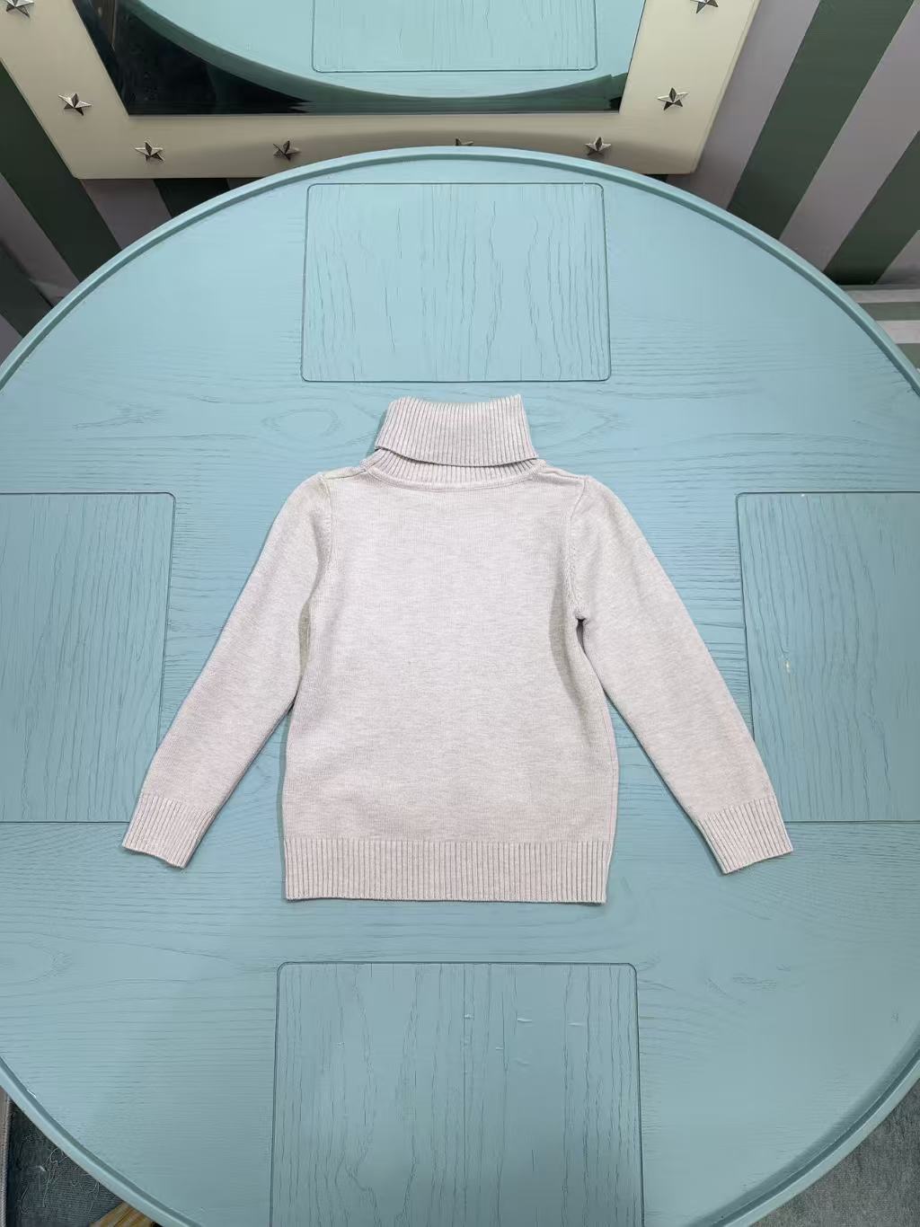 Burberry Kids High-Neck Knit Sweater – 2025SS – Kids Collection