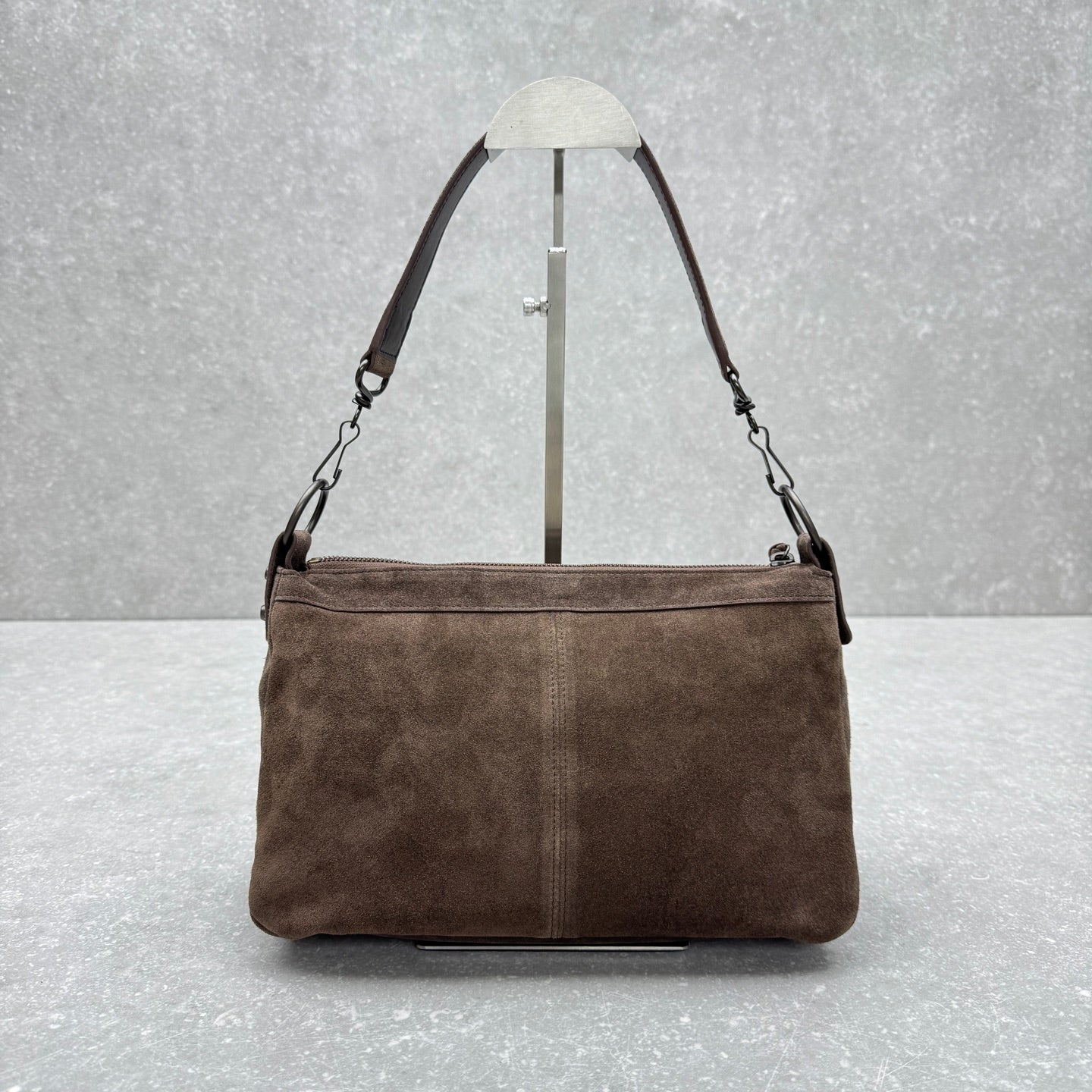 Balenciaga Le City Moto Suede Hobo Bag – 25FW