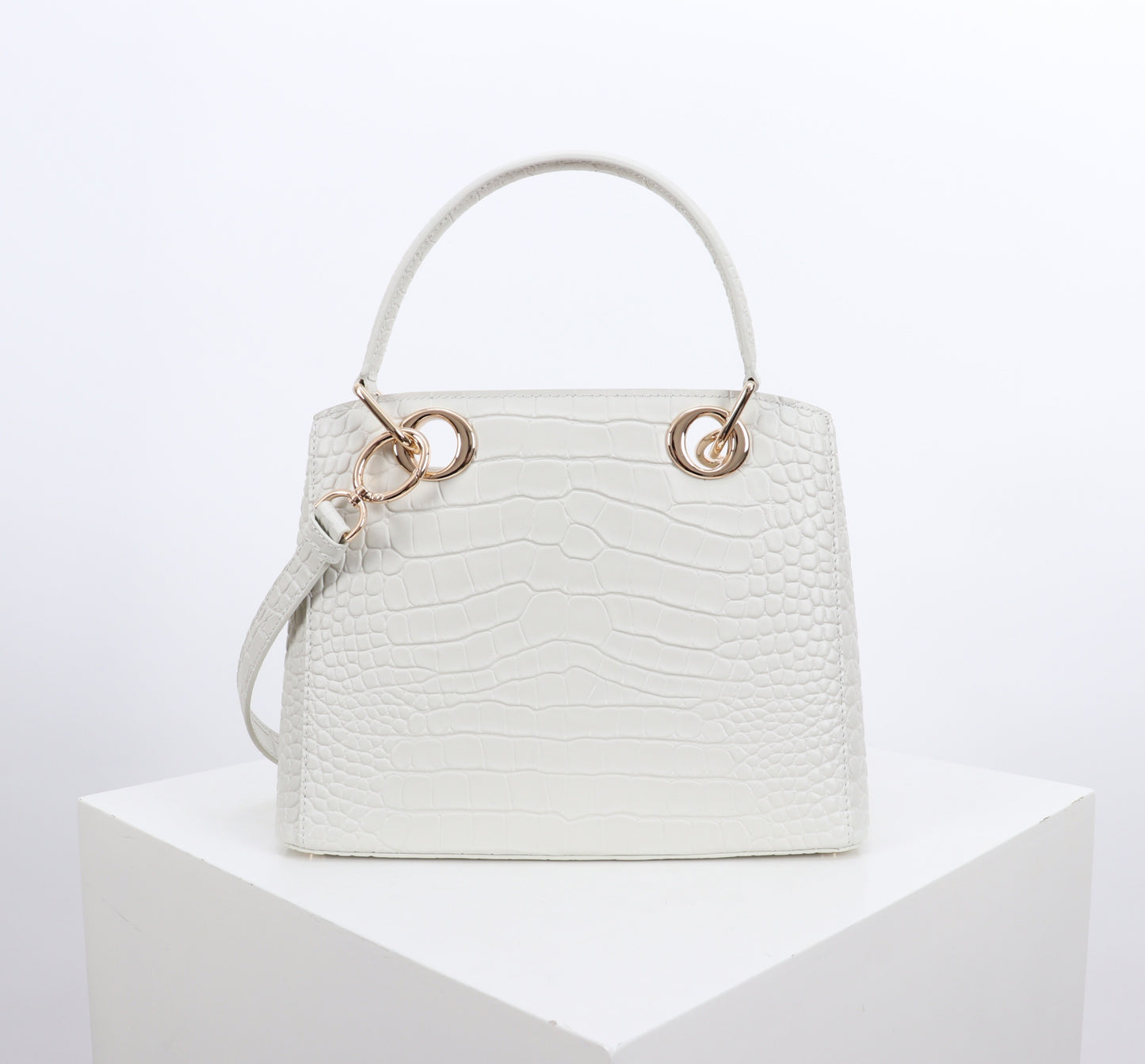 Dior Crocodile Embossed Bow Satchel Bag – 2026SS