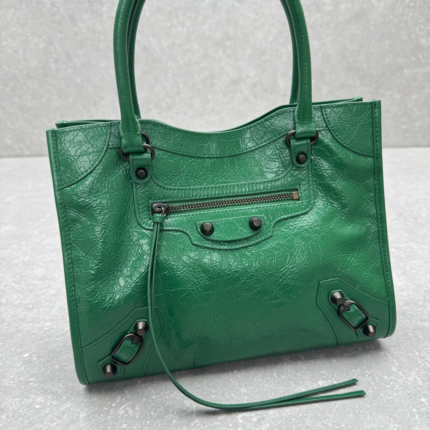 Balenciaga Le City Tote Small – Emerald Green