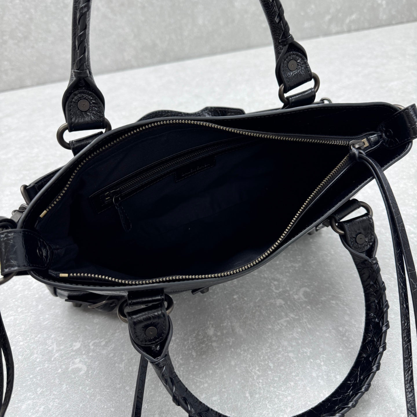 Balenciaga Le City First Bag in Oil Wax Leather
