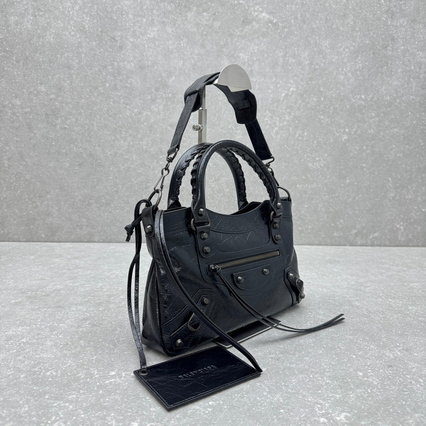 Balenciaga Le City First Bag in Oil Wax Leather