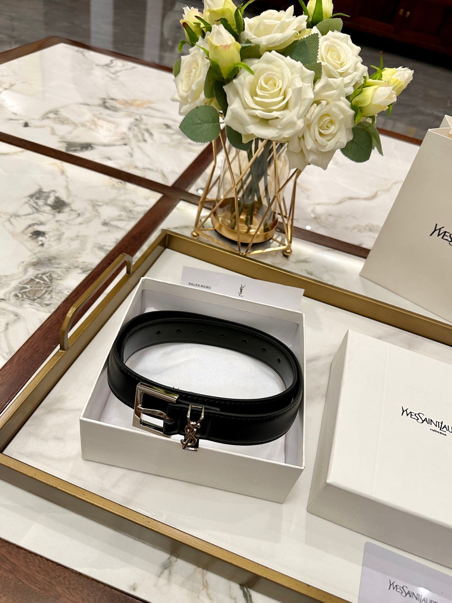 Saint Laurent Classic Leather Belt – 3.0cm