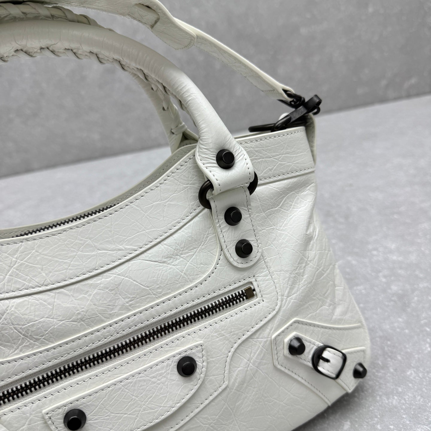 Balenciaga Le City First Bag in Oil Wax Leather