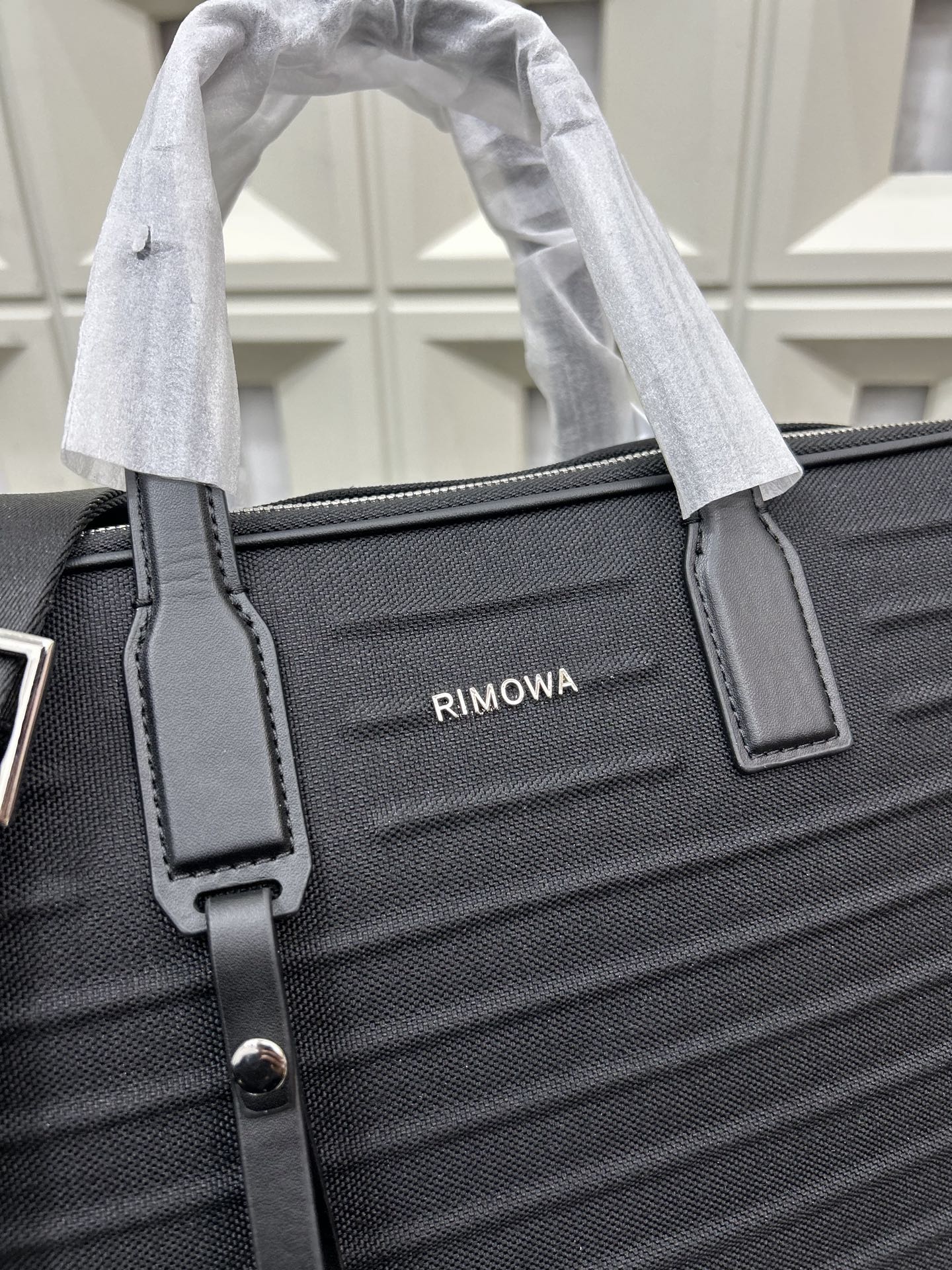 RIMOWA Never Still Canvas and Leather Briefcase