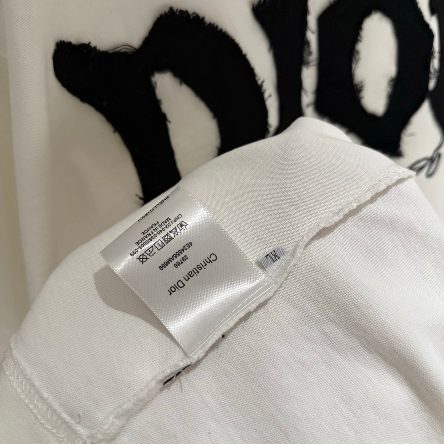 Dior Patch Embroidered Heavyweight T-Shirt