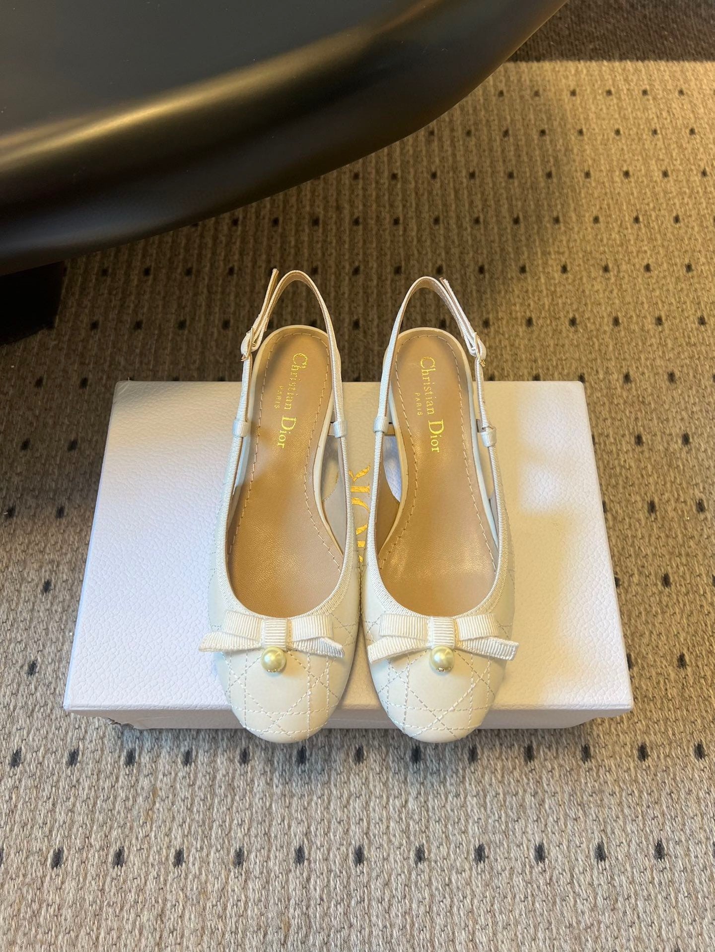 Dior ADIORABLE Pearl Bow Slingback Sandals – 2025 Collection