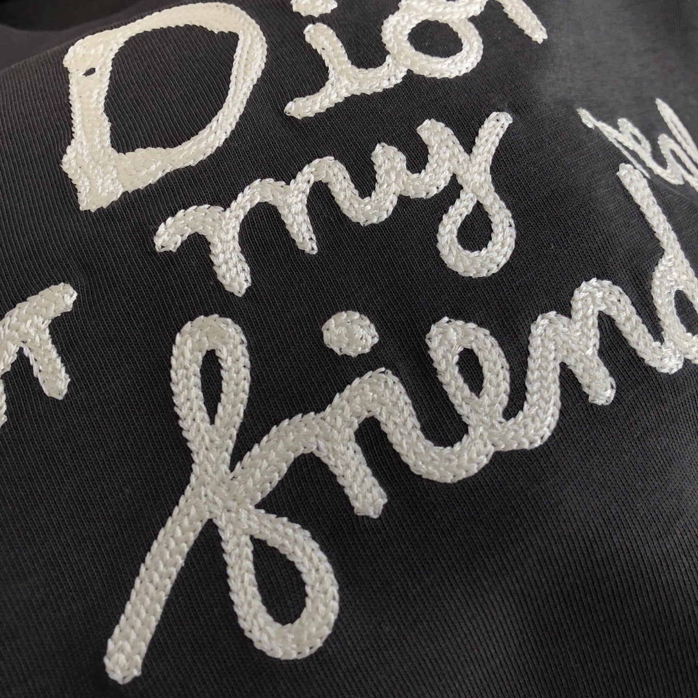 Dior Embroidered Logo T-Shirt – 2026SS
