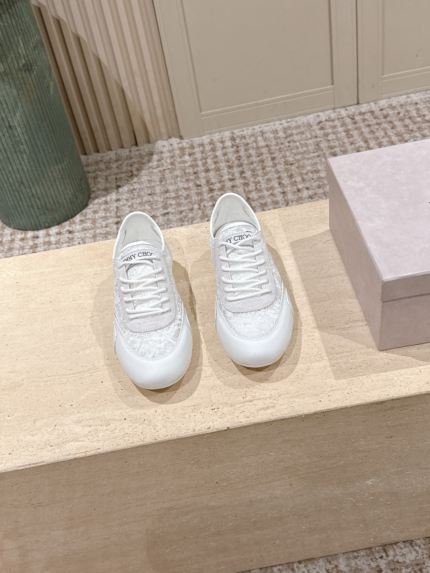 Jimmy Choo Diamond Lace Sneakers