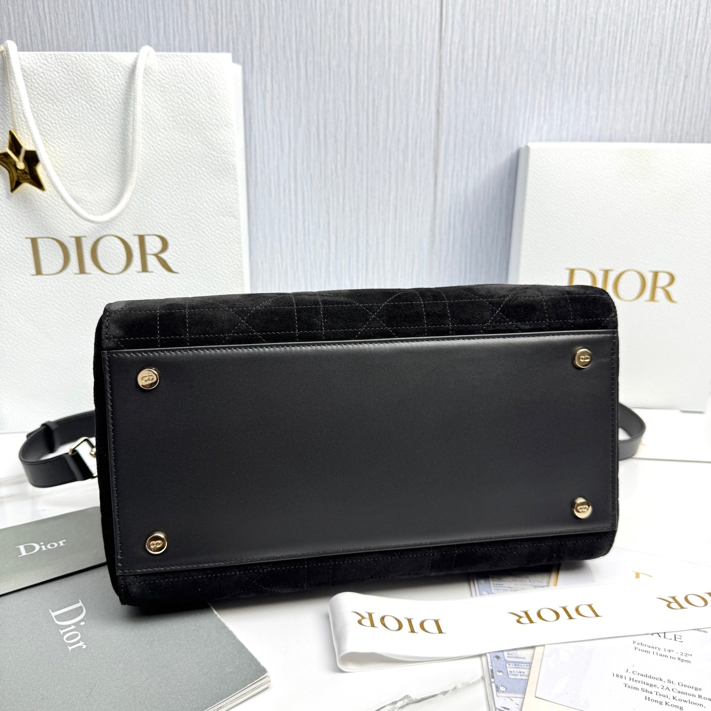 Dior Lady Dior Large Deerskin Tote Bag