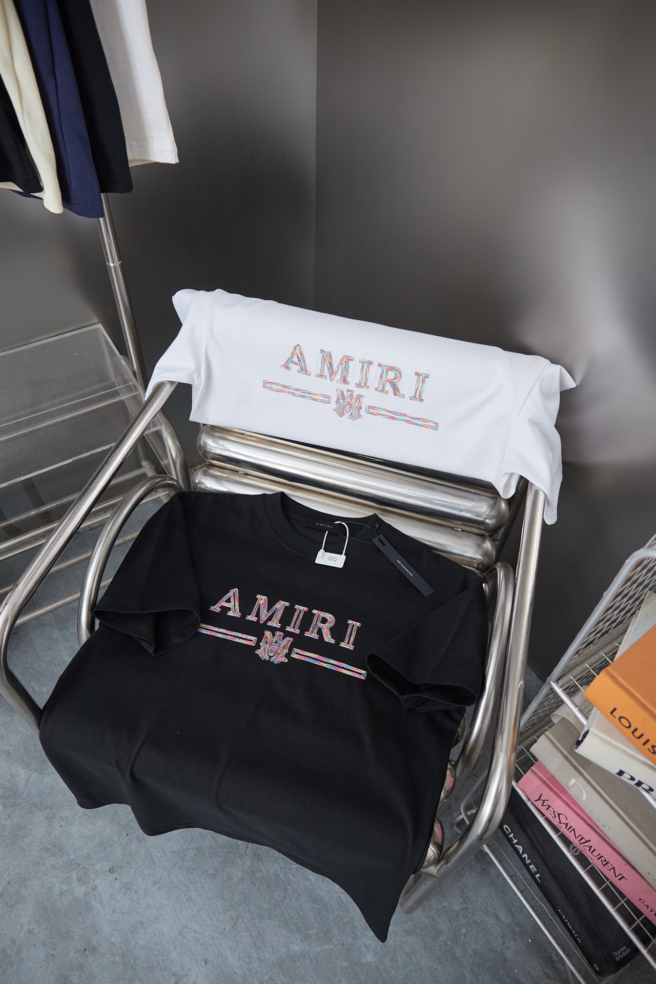 Amiri Embroidered Letter T-Shirt – 26SS Early Spring Collection