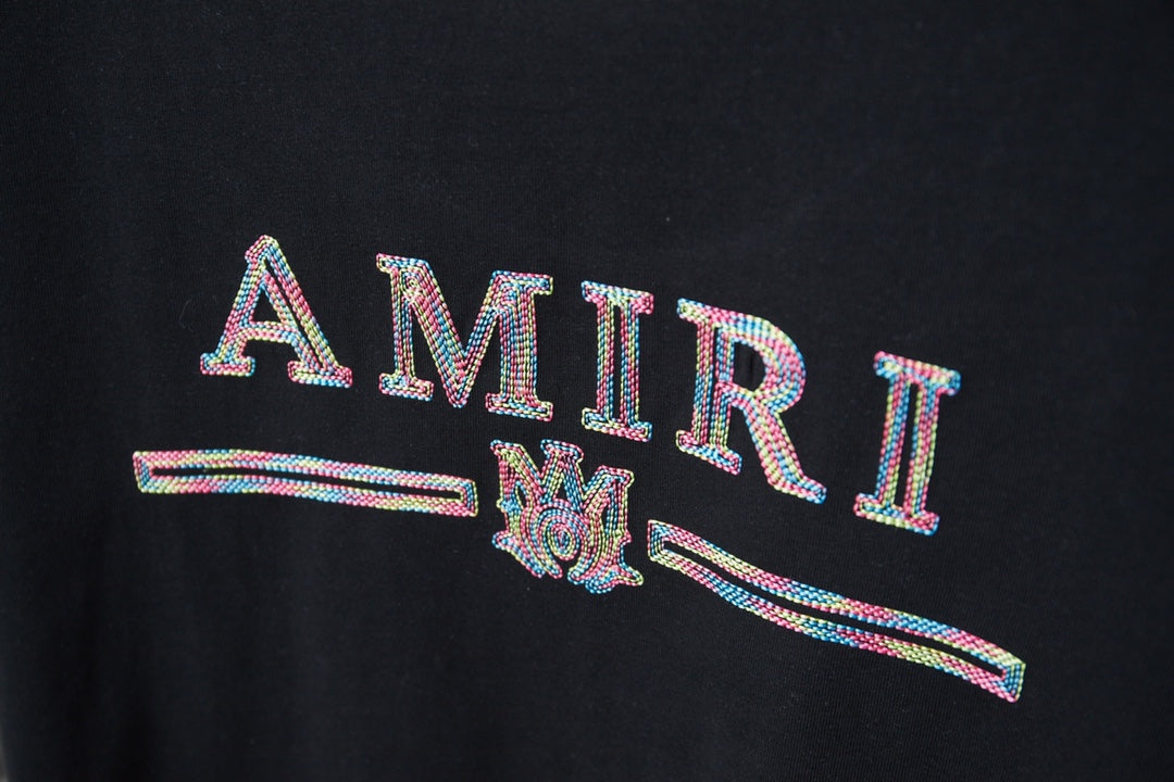Amiri Embroidered Letter T-Shirt – 26SS Early Spring Collection