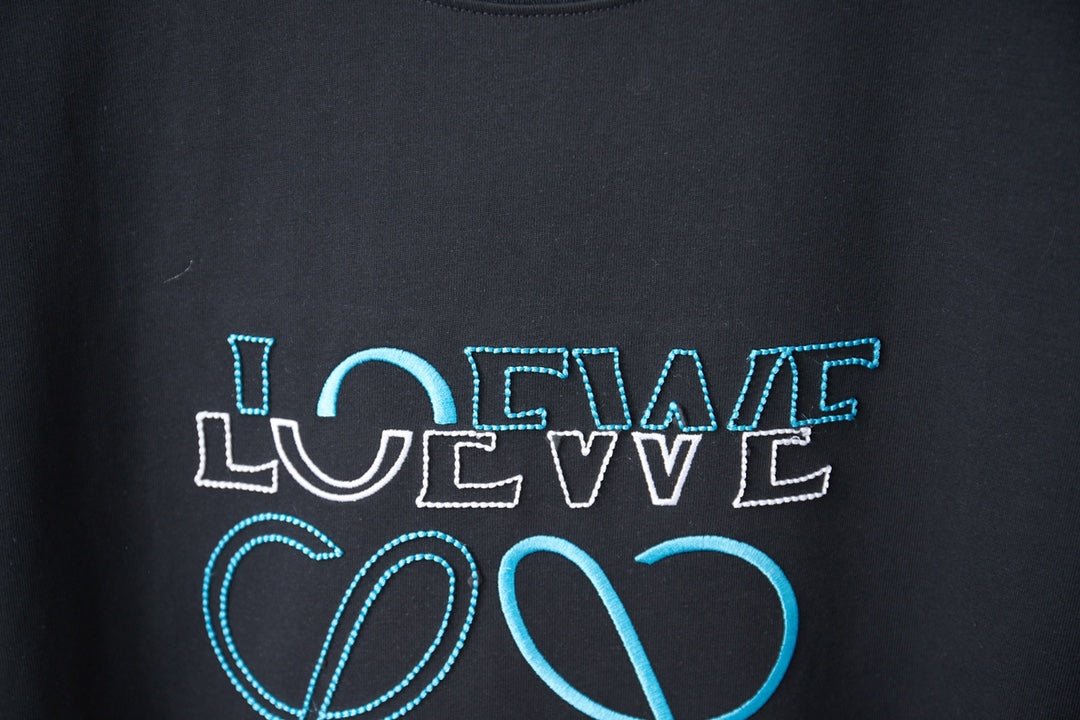 Loewe Embroidered Patch Logo T-Shirt – 2026SS Early Spring Collection