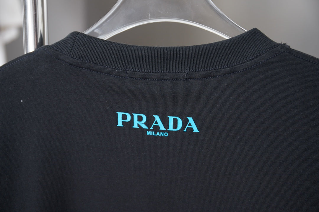 Prada Embroidered Logo T-Shirt – 26SS Early Spring Collection