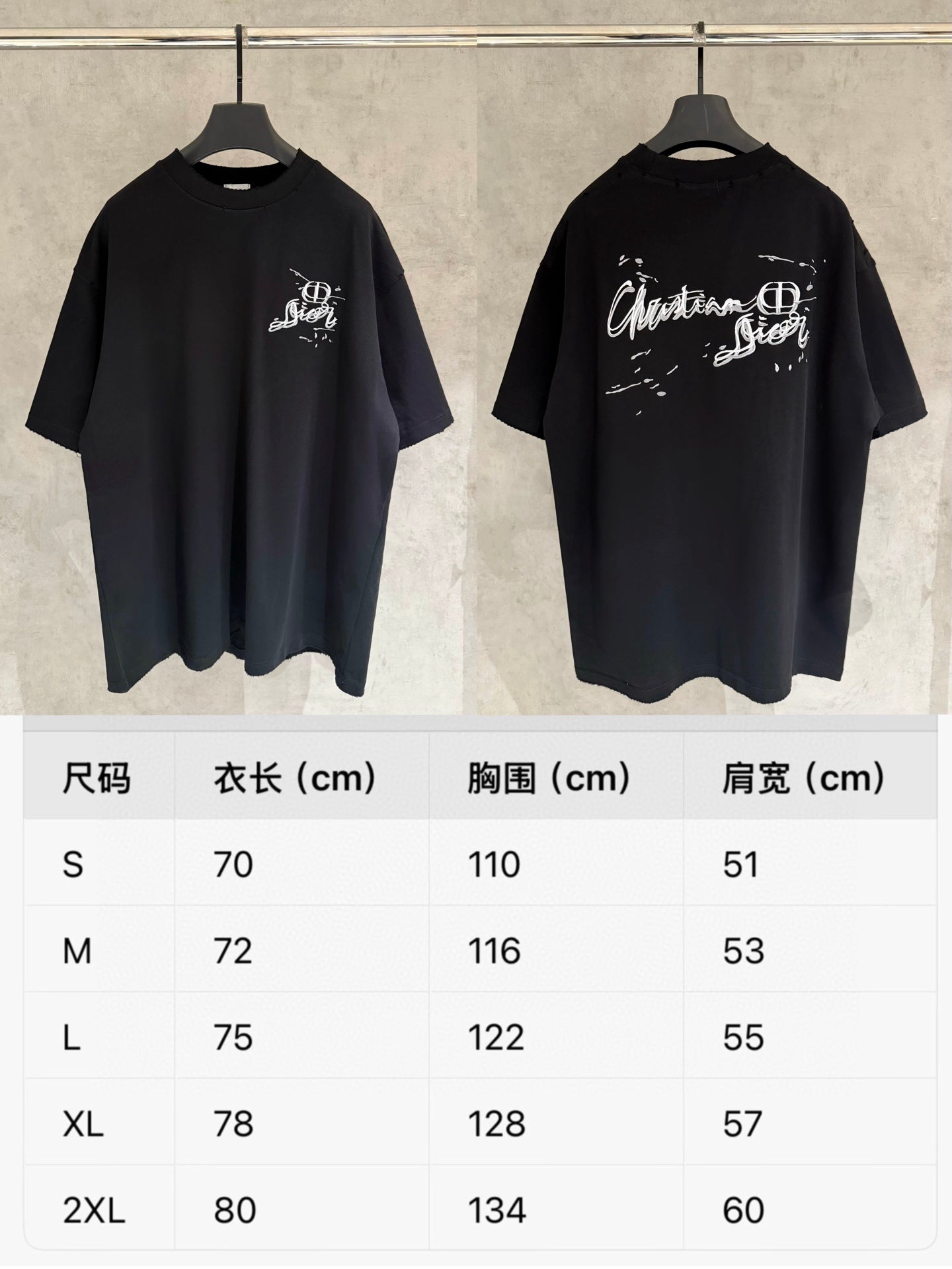 Dior Patchwork Embroidered Heavyweight T-Shirt