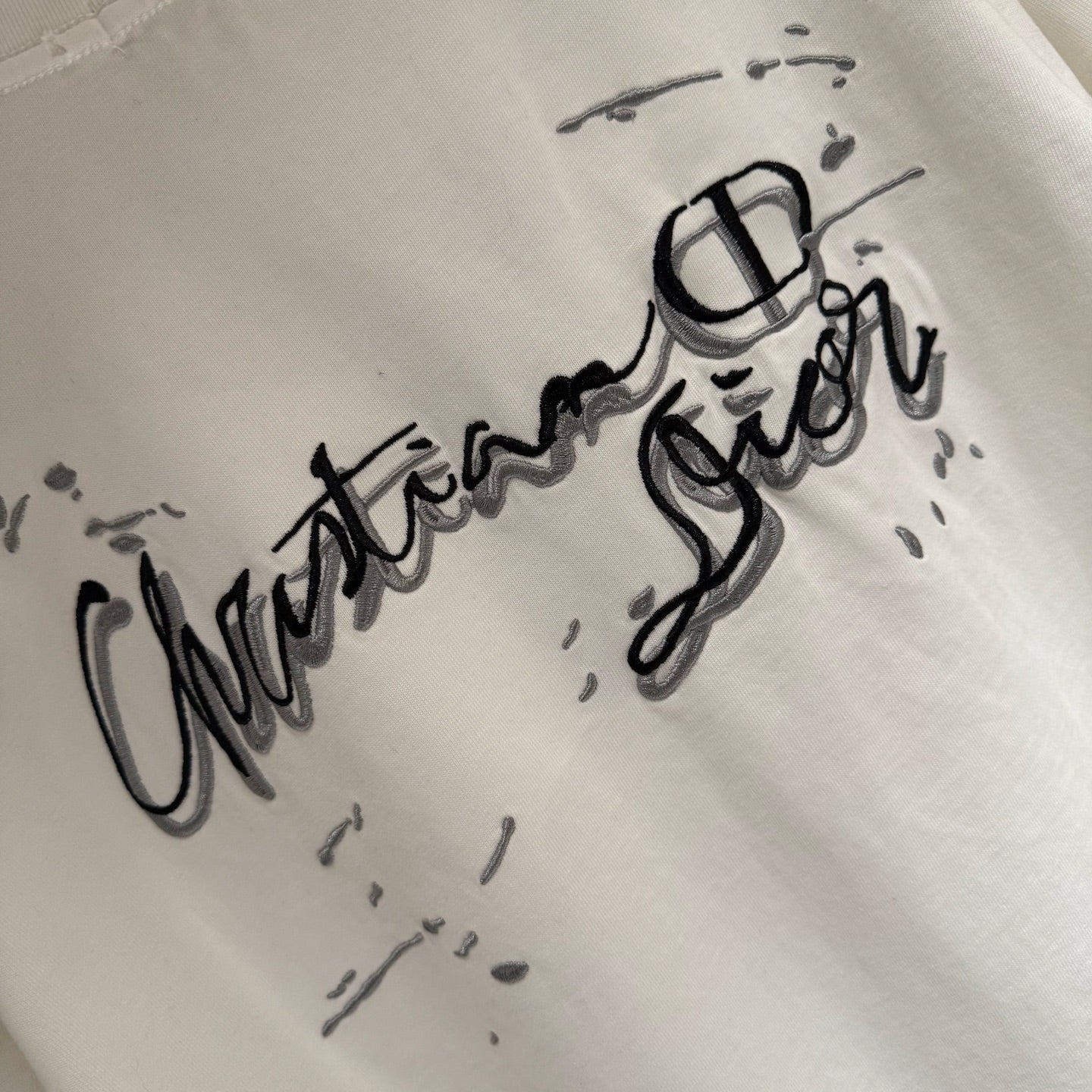 Dior Patchwork Embroidered Heavyweight T-Shirt