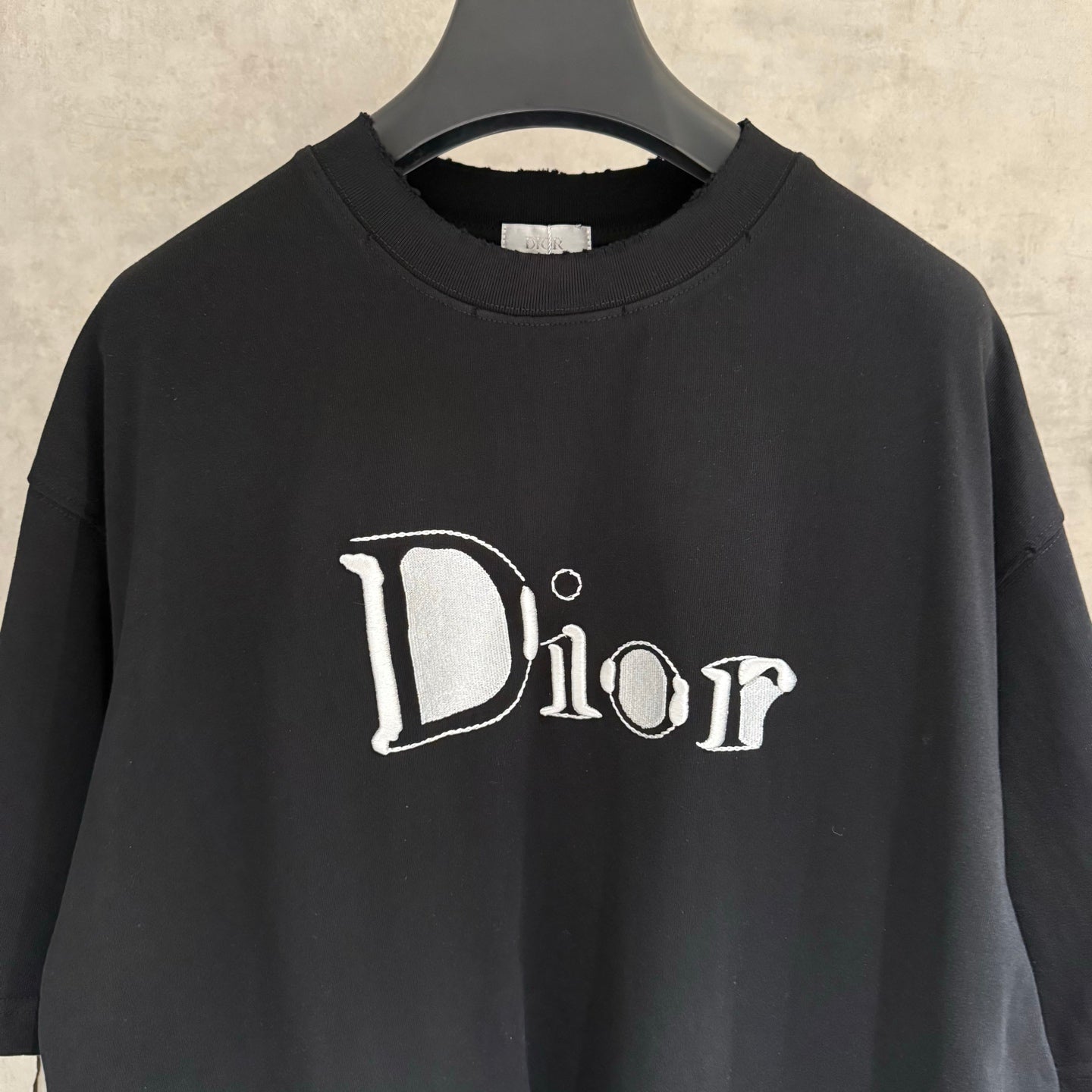 Dior Patch Embroidery Heavyweight T-Shirt