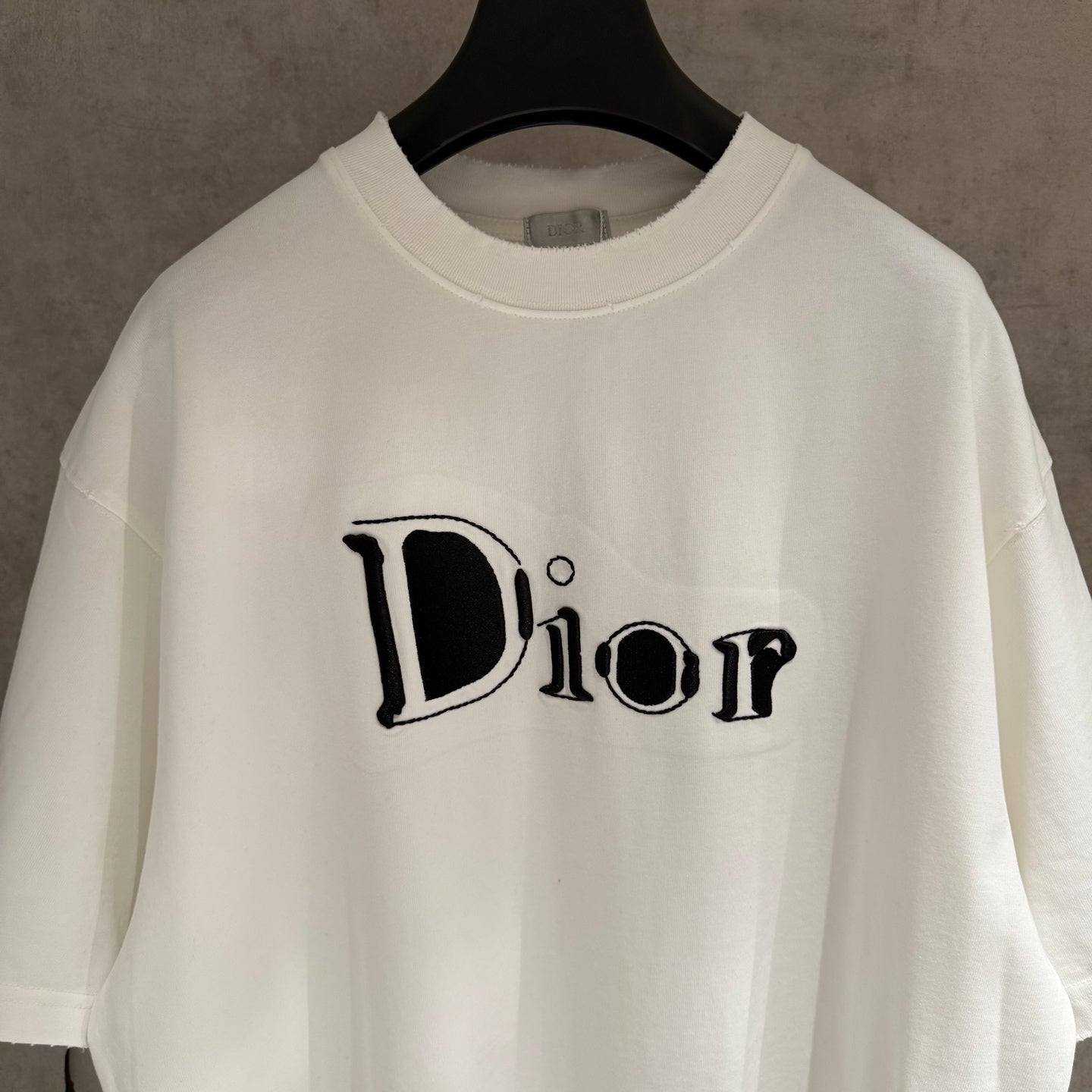 Dior Patch Embroidery Heavyweight T-Shirt