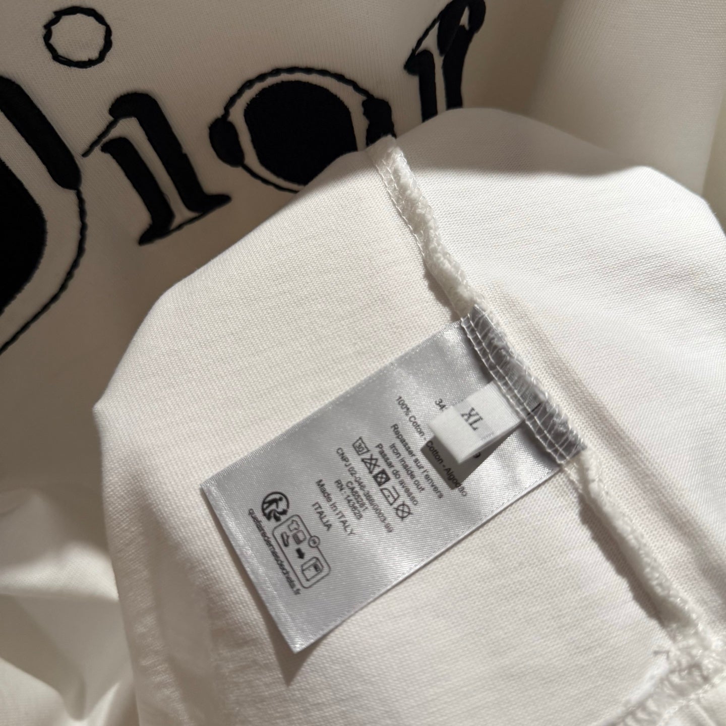 Dior Patch Embroidery Heavyweight T-Shirt