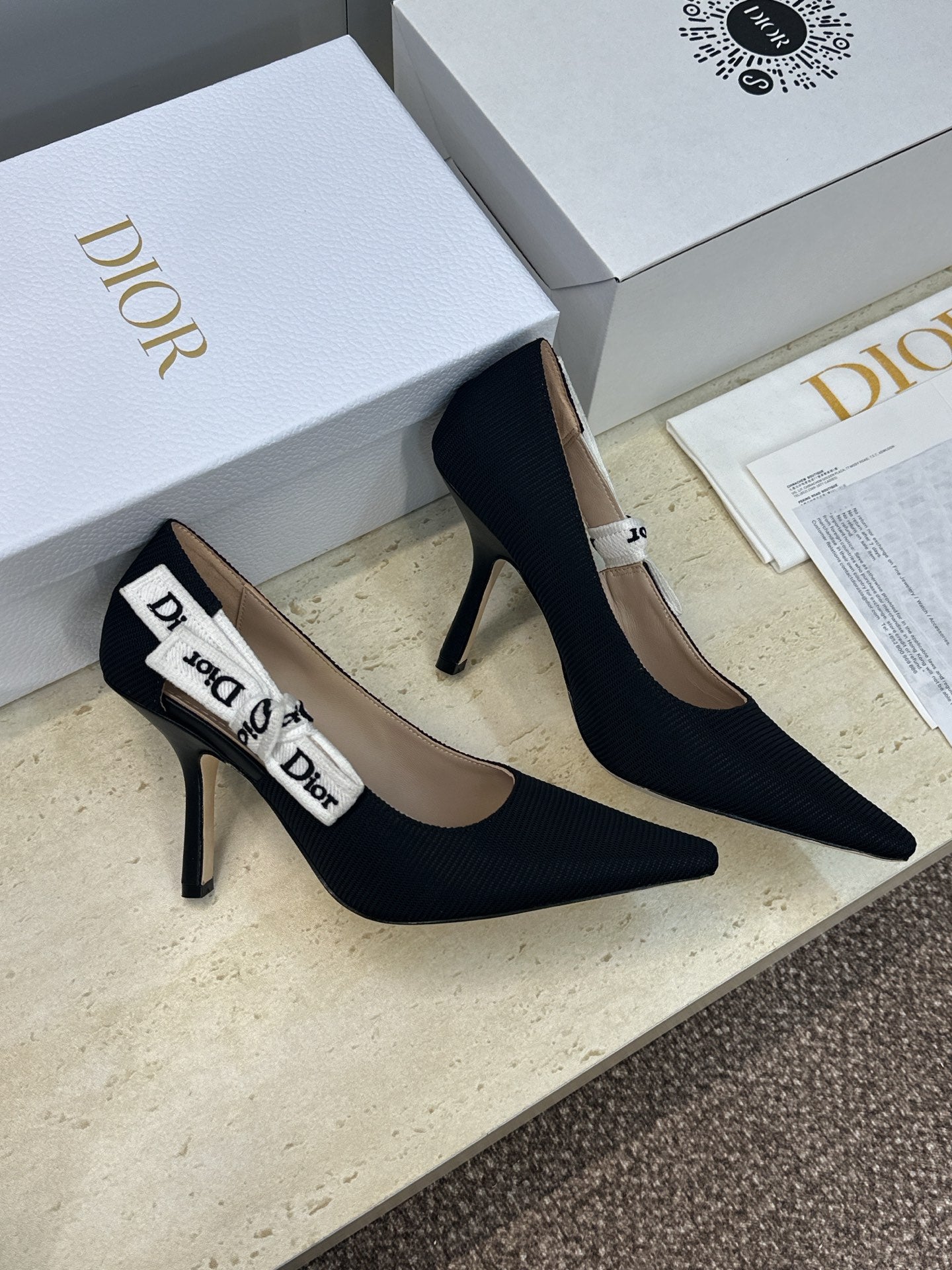 Dior J'Adior Webbing Bow Pumps – 2026 Early Spring Collection