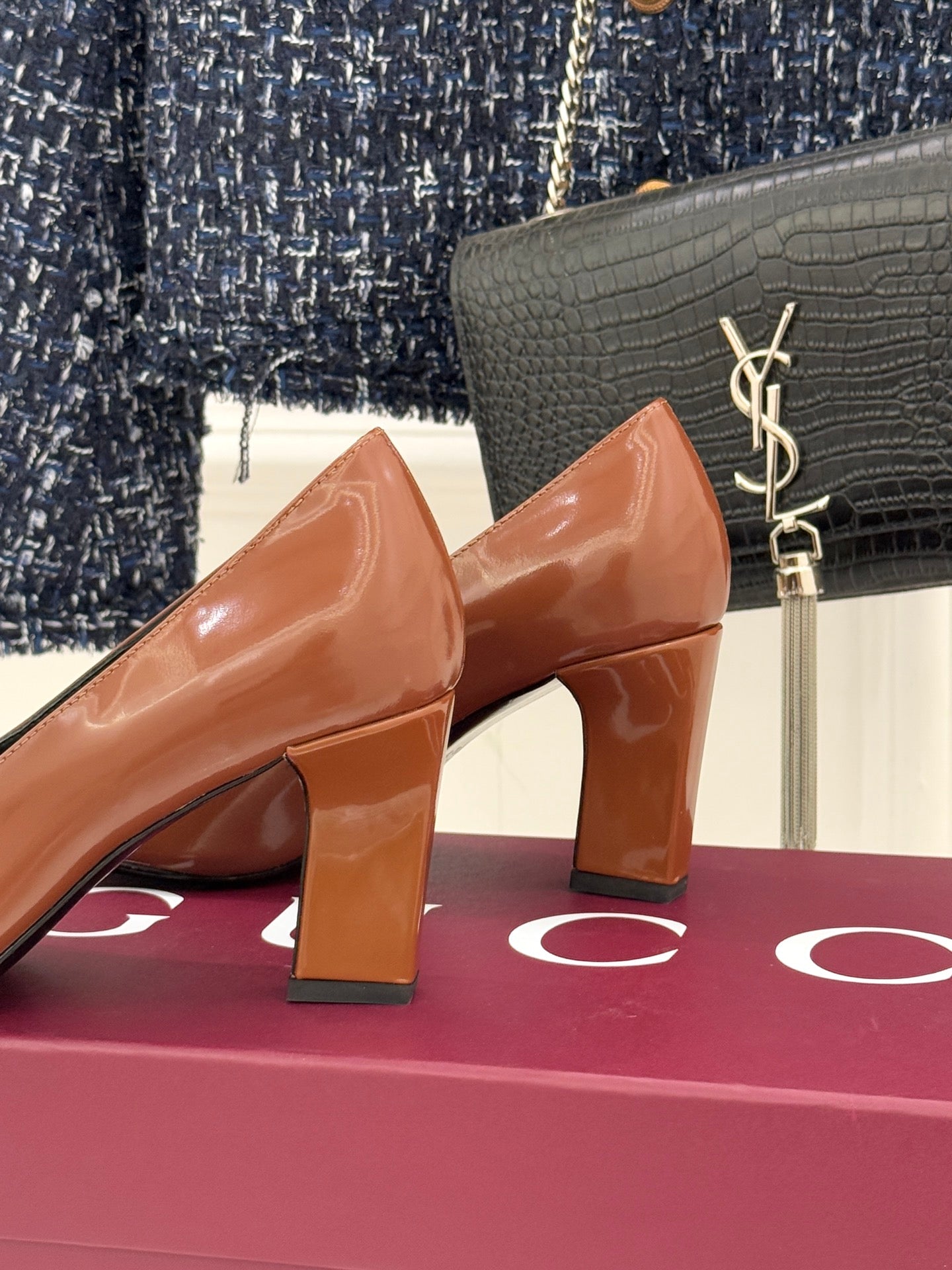 Gucci Horsebit Block Heel Pumps – 2025 Collection