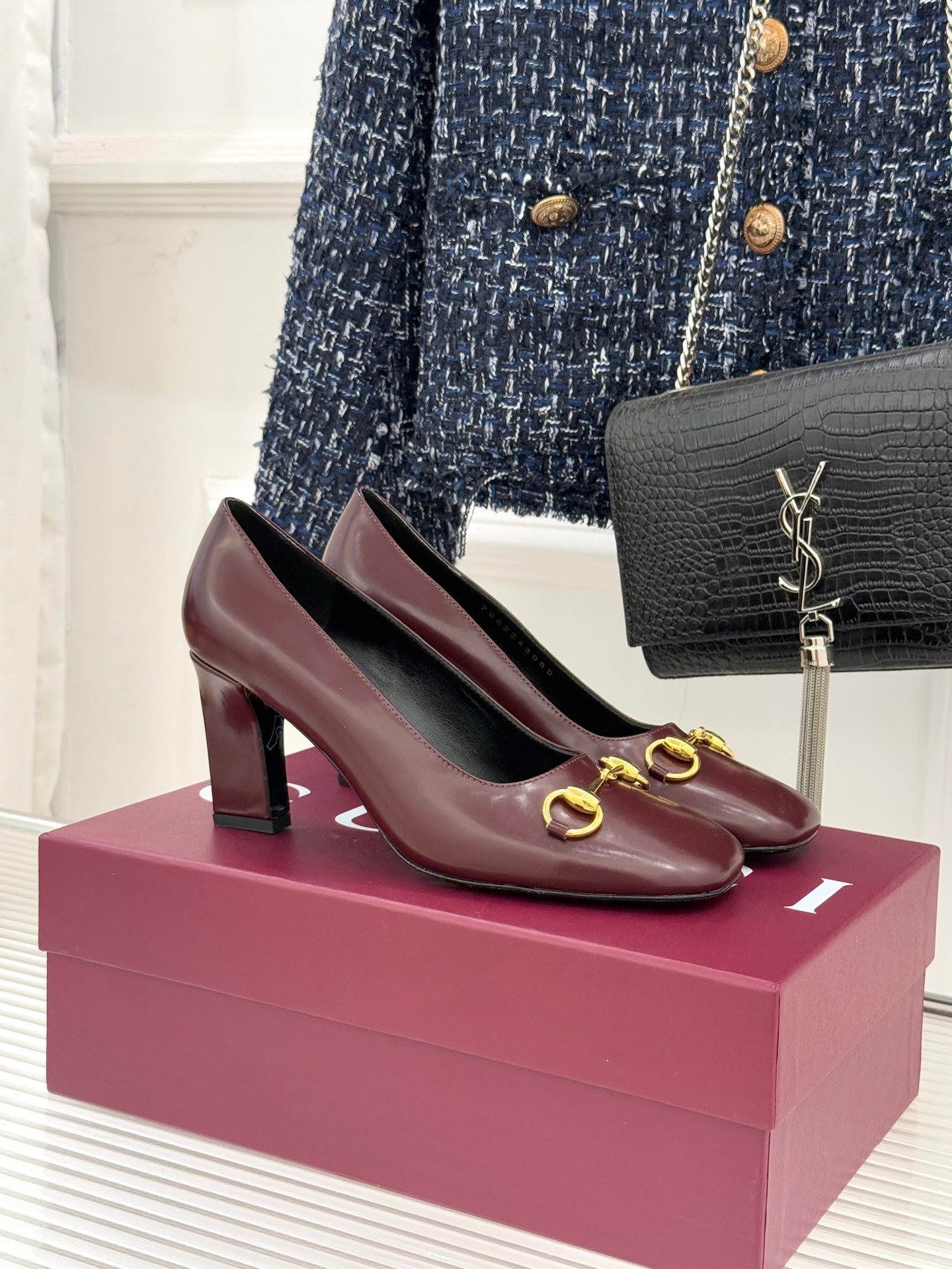 Gucci Horsebit Block Heel Pumps – 2025 Collection