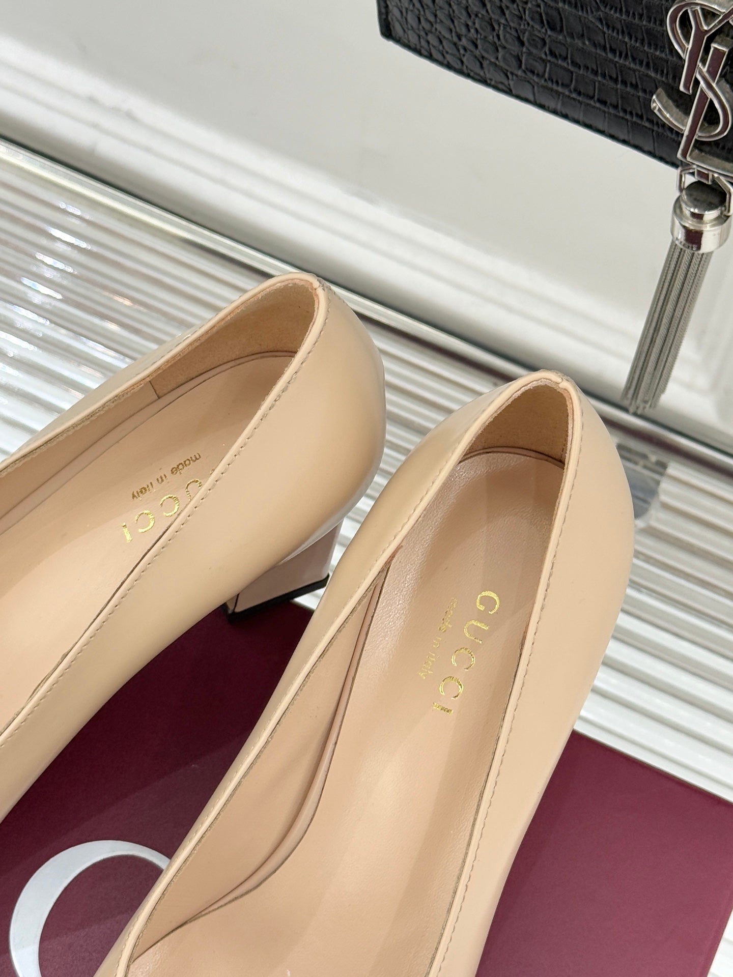 Gucci Horsebit Block Heel Pumps – 2025 Collection