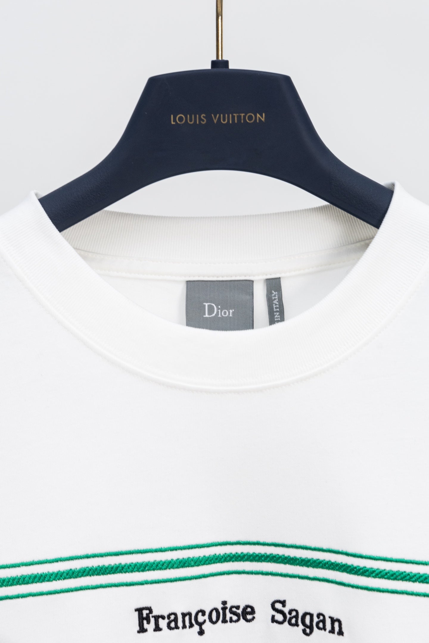 Dior BookCover Bonjour Tristesse Embroidered T-Shirt