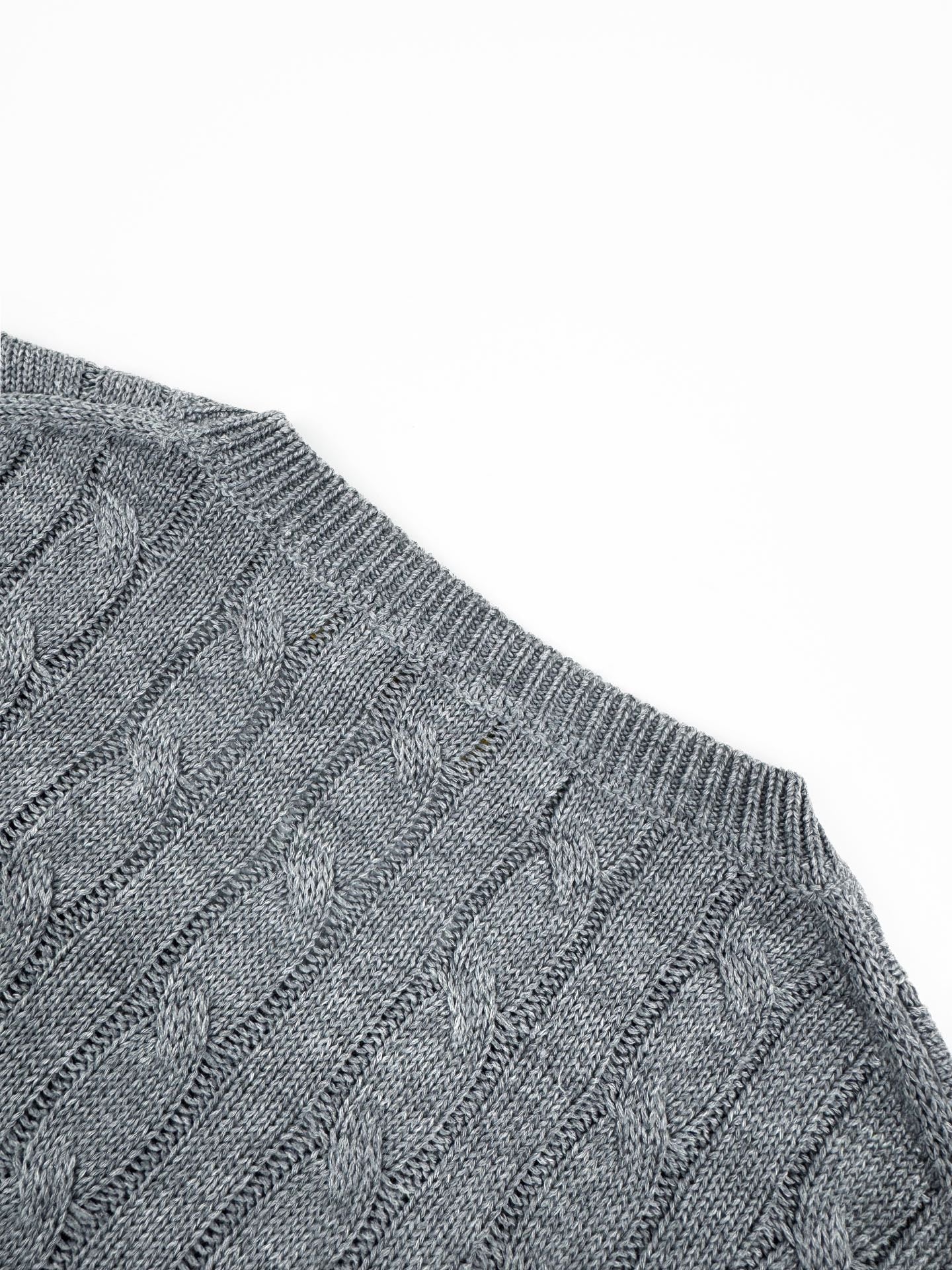 Ralph Lauren Cable-Knit Short-Sleeve Sweater